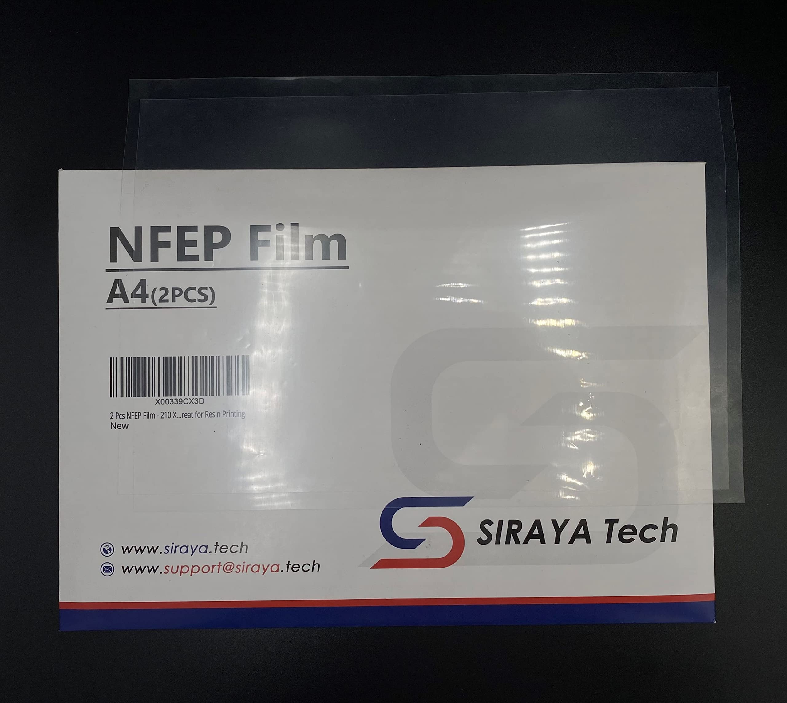 Siraya Tech 2 Pcs Nfep Film   A4 Size (210 X 297Mm) Better Durability Fewer Layer Lines Accurate Print Results Great For Resin P