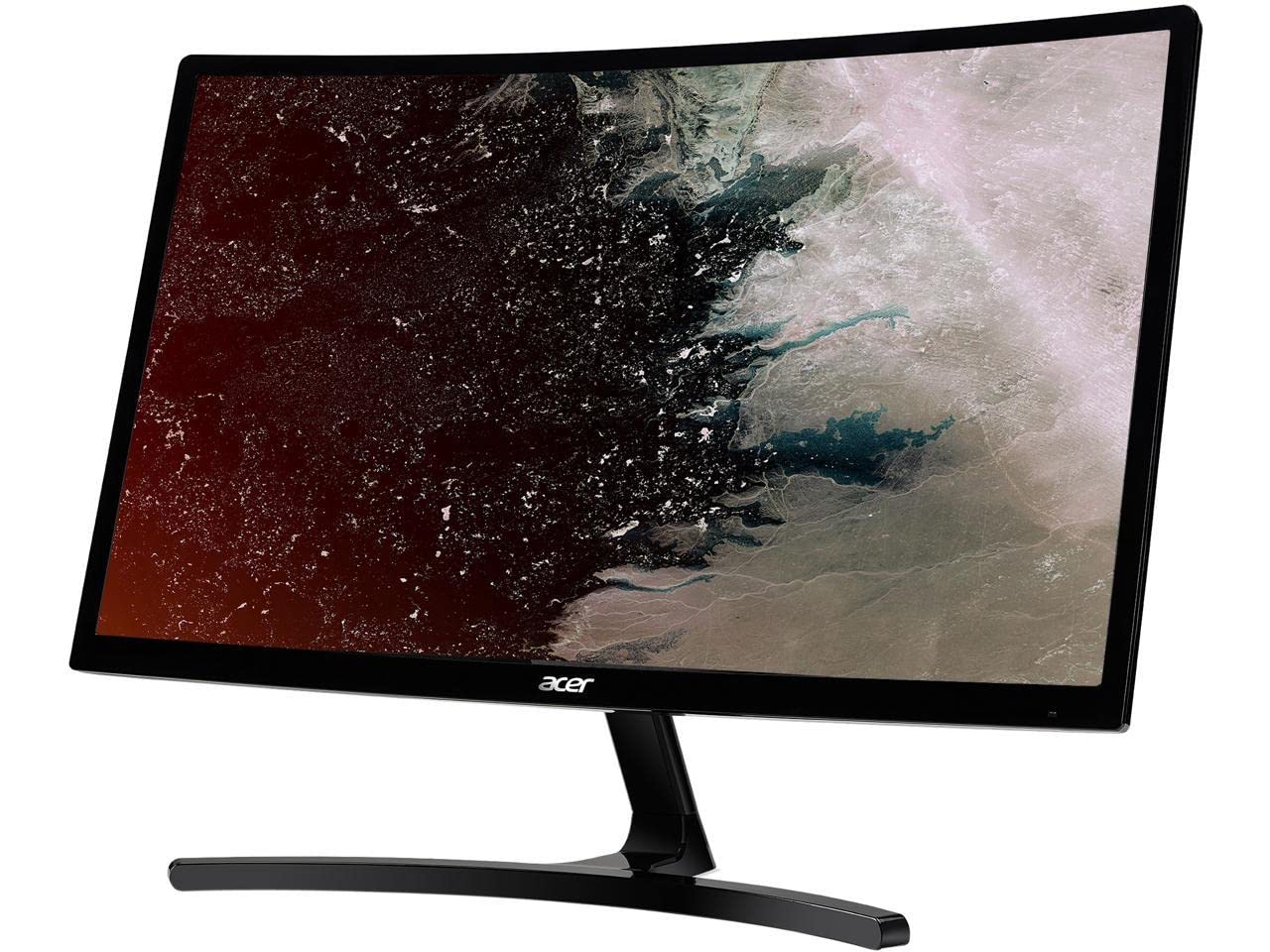Acer ED273 wmidx 27 Full HD (1920 x 1080) Curved 1800R VA Monitor with AMD FREESYNC Technology - 4ms | 75Hz Refresh Rate | HDMI,