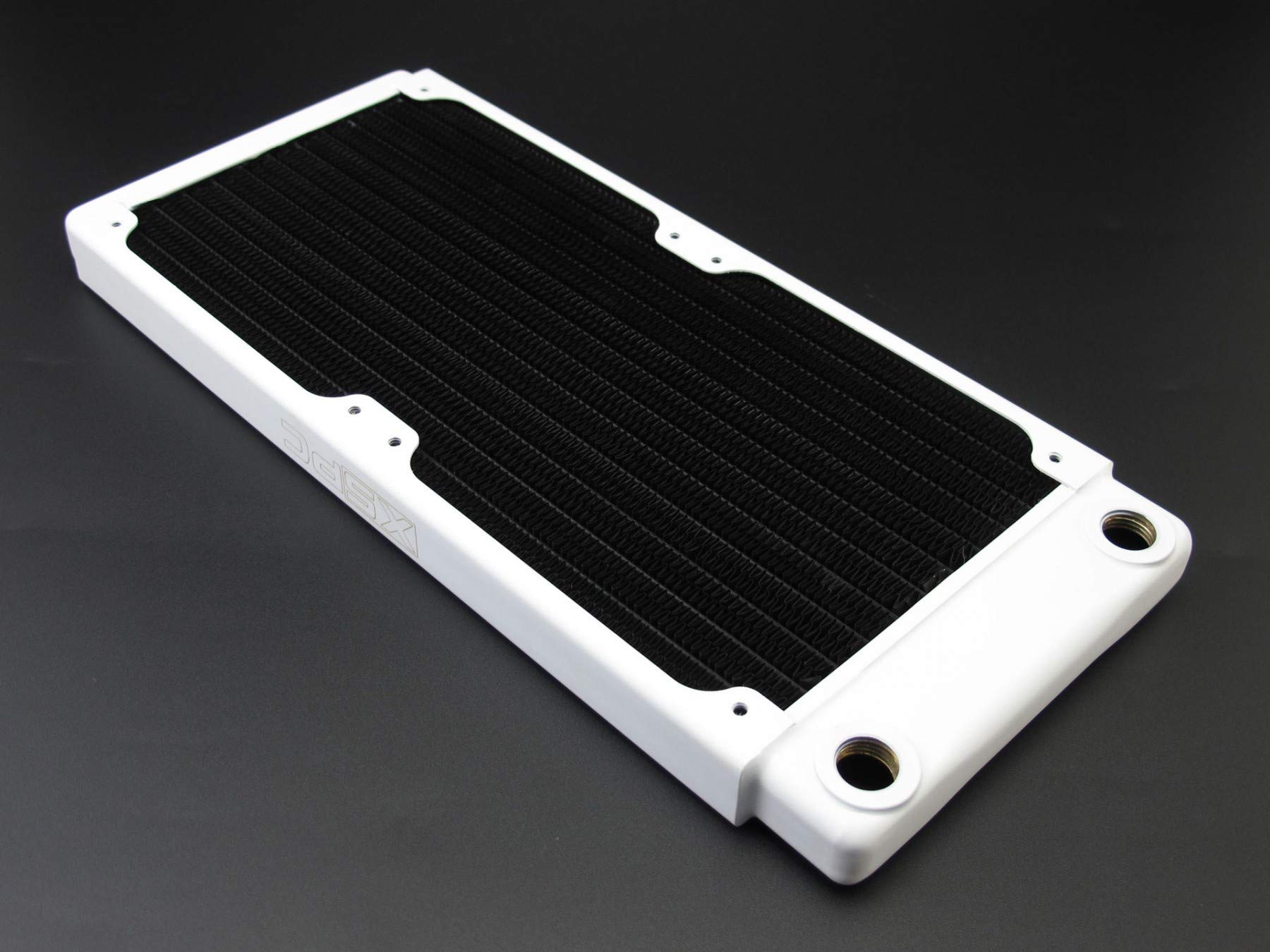 Xspc Tx240 Ultra Thin Radiator, 120Mm X 2, Dual Fan, White