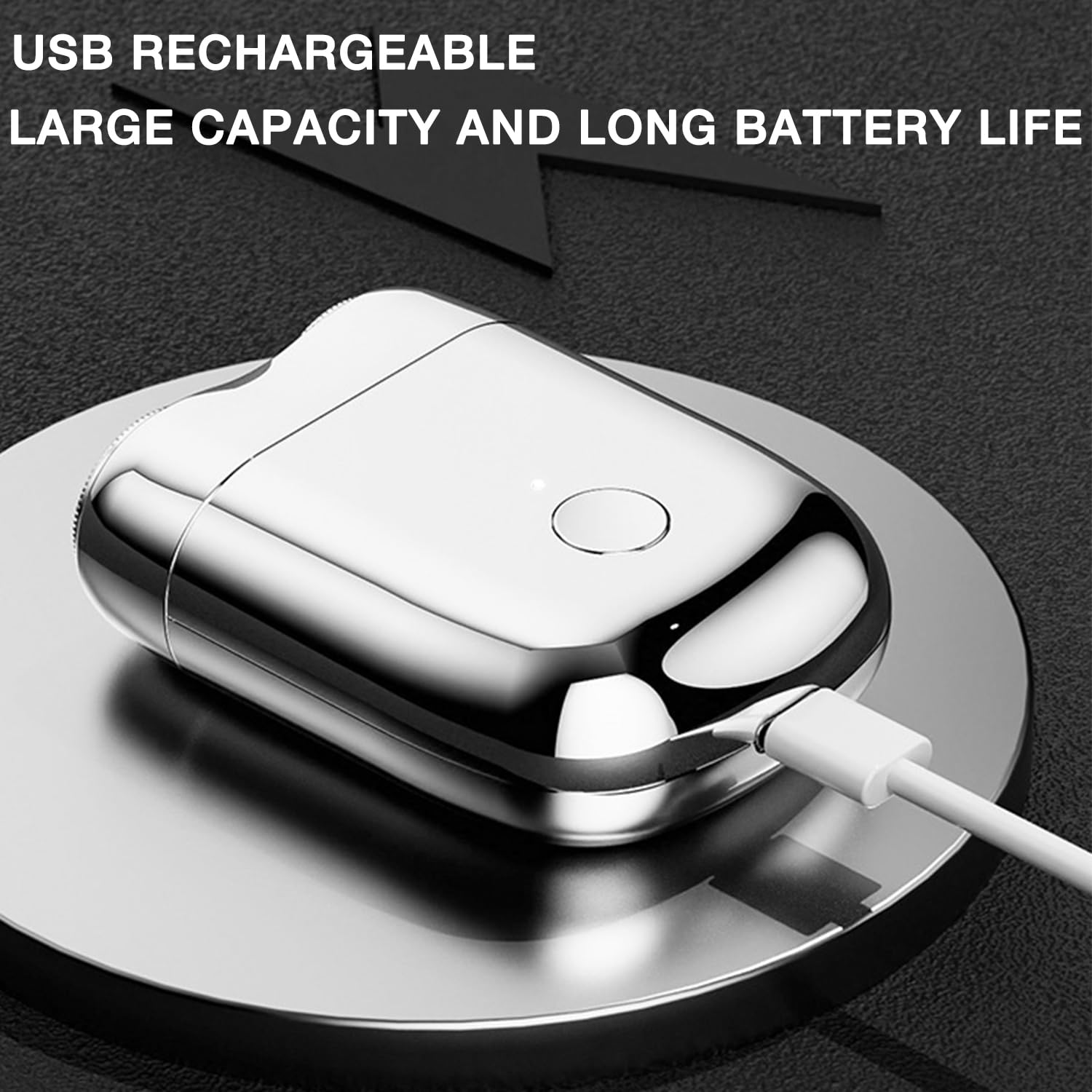 New Model Mini Dual Head Electric Shaver, Upgrade Pocket Shaver, Washable Double Head Razor, Usb Electric Mini Portable Razor, R