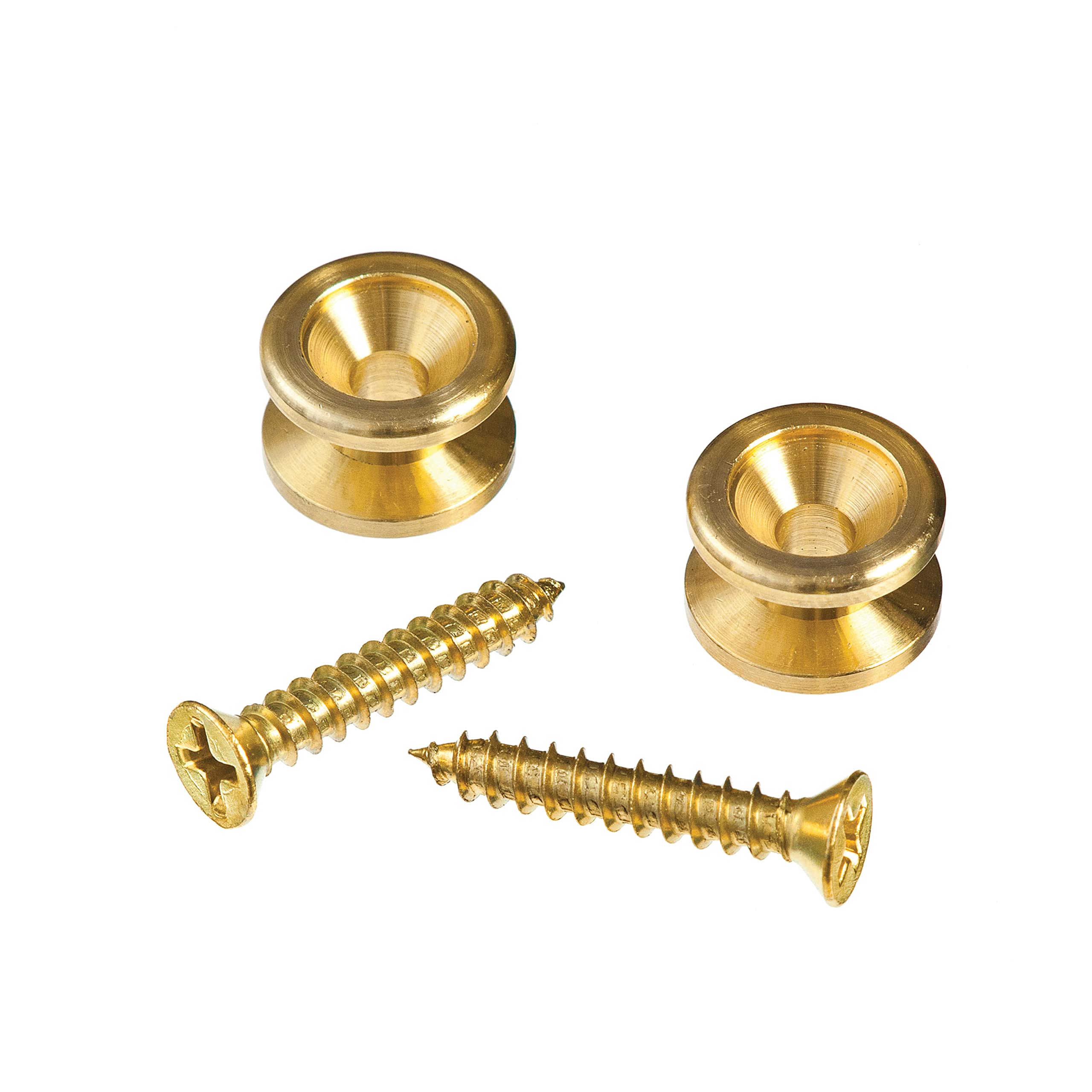 DAddario Accessories Planet Waves Solid Brass End Pins - Gold (Pair)