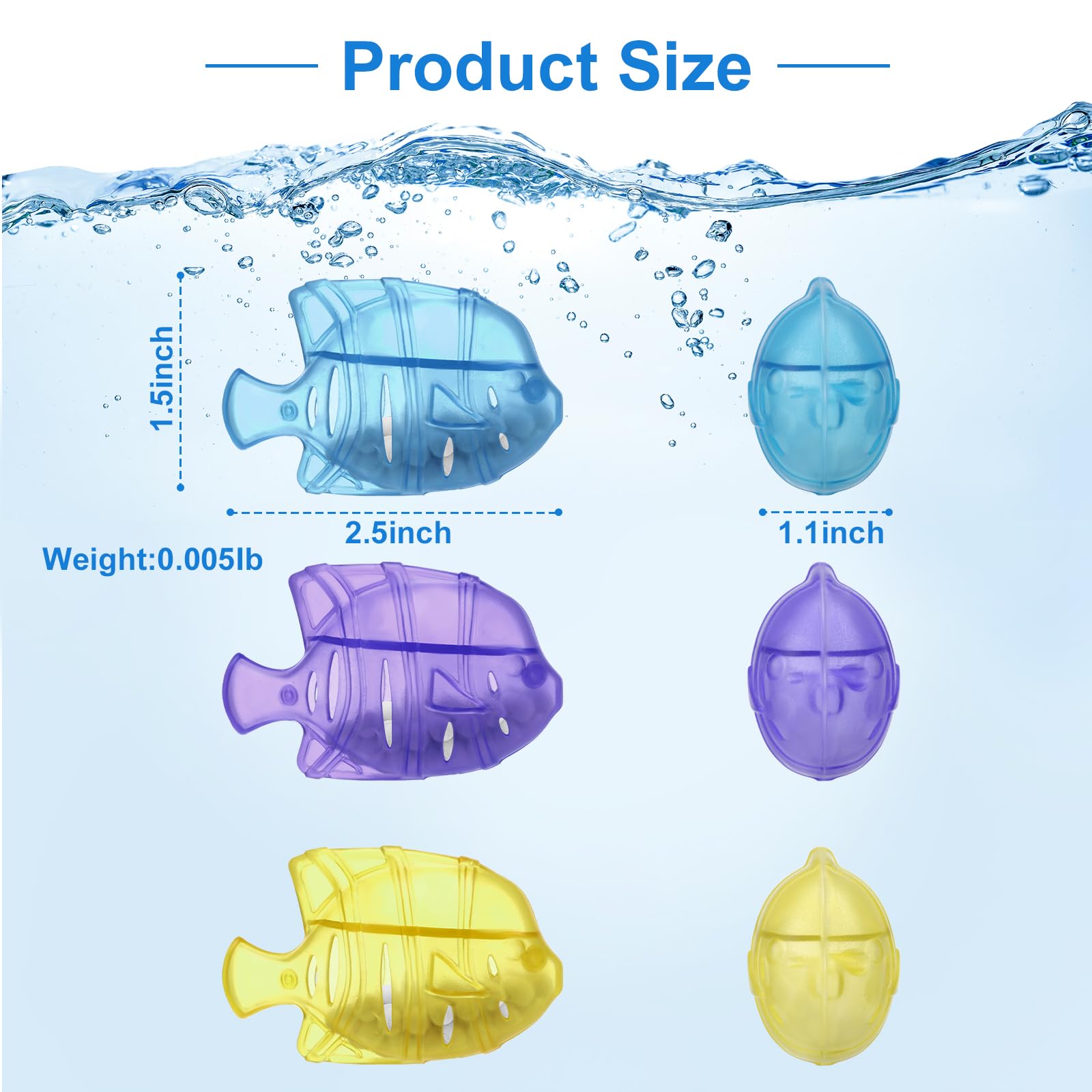 10Pc Humidifier Cleaner Fish Universal Humidifier Tank Cleaner Works In All Humidifiers And Fish Tanks Purifies Water, Prevent H