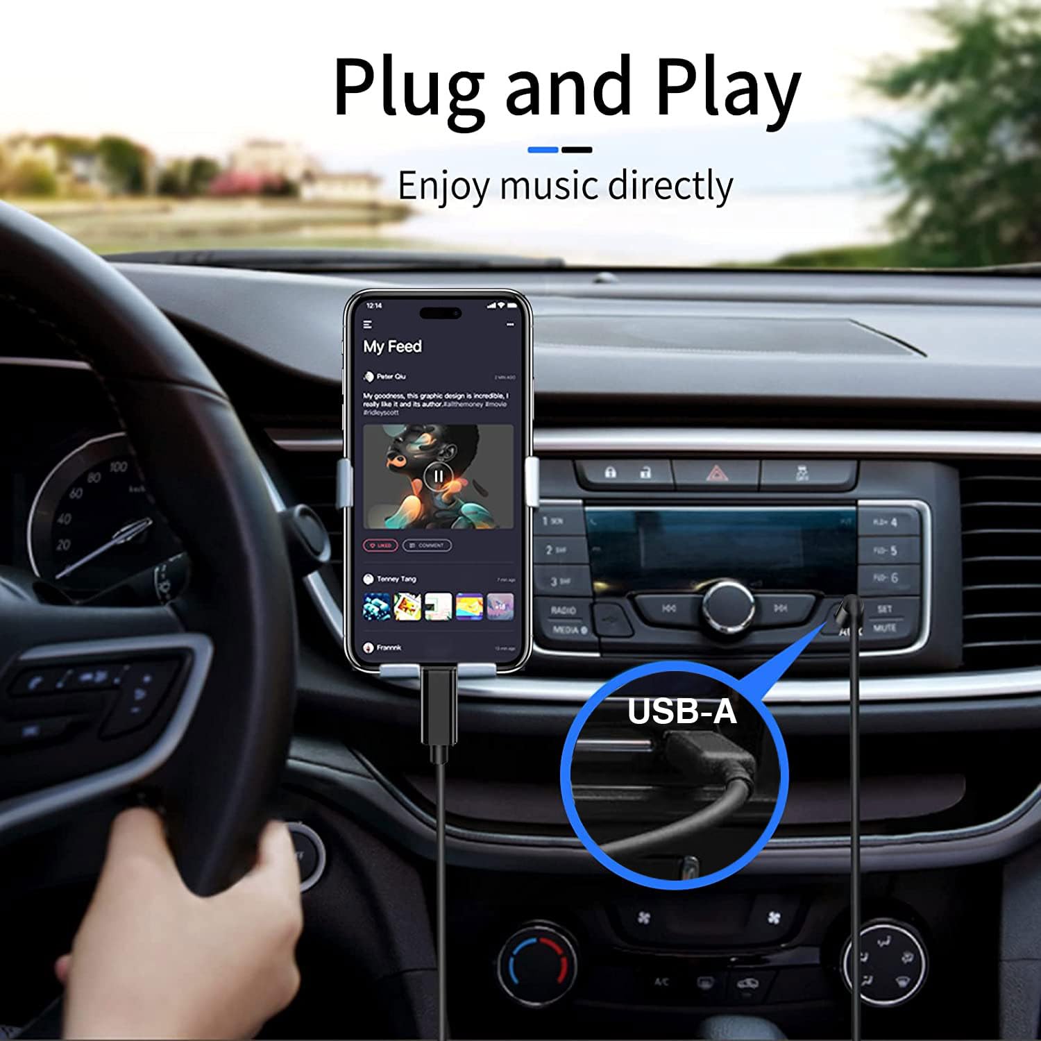Iphone 15 Car Carplay Cable, Usb A To Usb C Cable For Iphone 15, 15 Pro Max, 15 Plus, Ipad 10Th Gen, Ipad Pro 12.9/11, Ipad Air