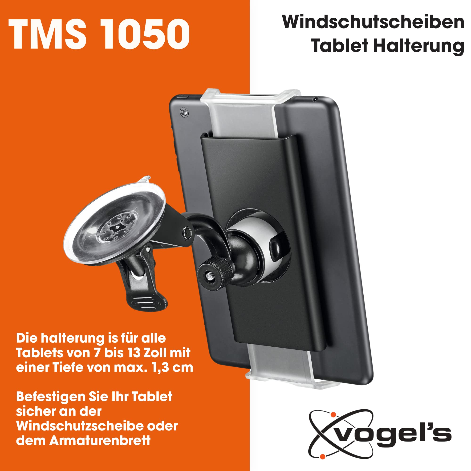 Vogel'S Tablet Ipad Mount, Universal Fit, Adjustable   Tms Series, Tms 1010 Fixed And Rotating Wall Mount For Home