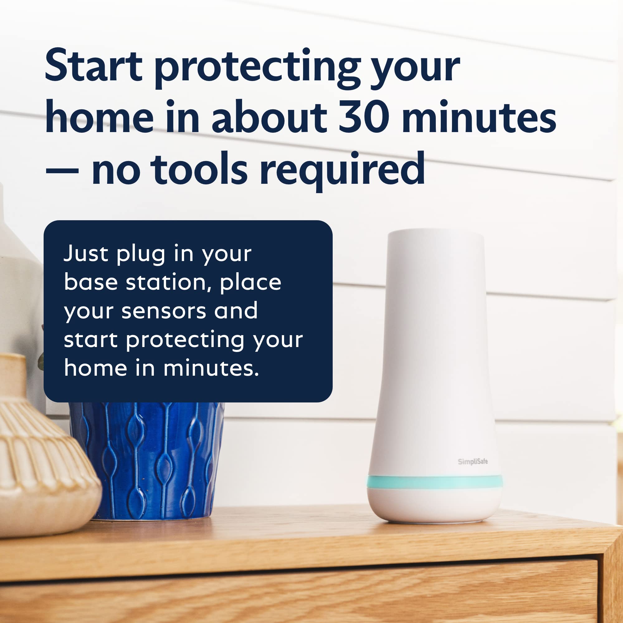 Simplisafe 11 Piece Wireless Home Security System Gen 3 With Wireless Indoor Hd Camera   Optional 24/7 Professional Monitoring