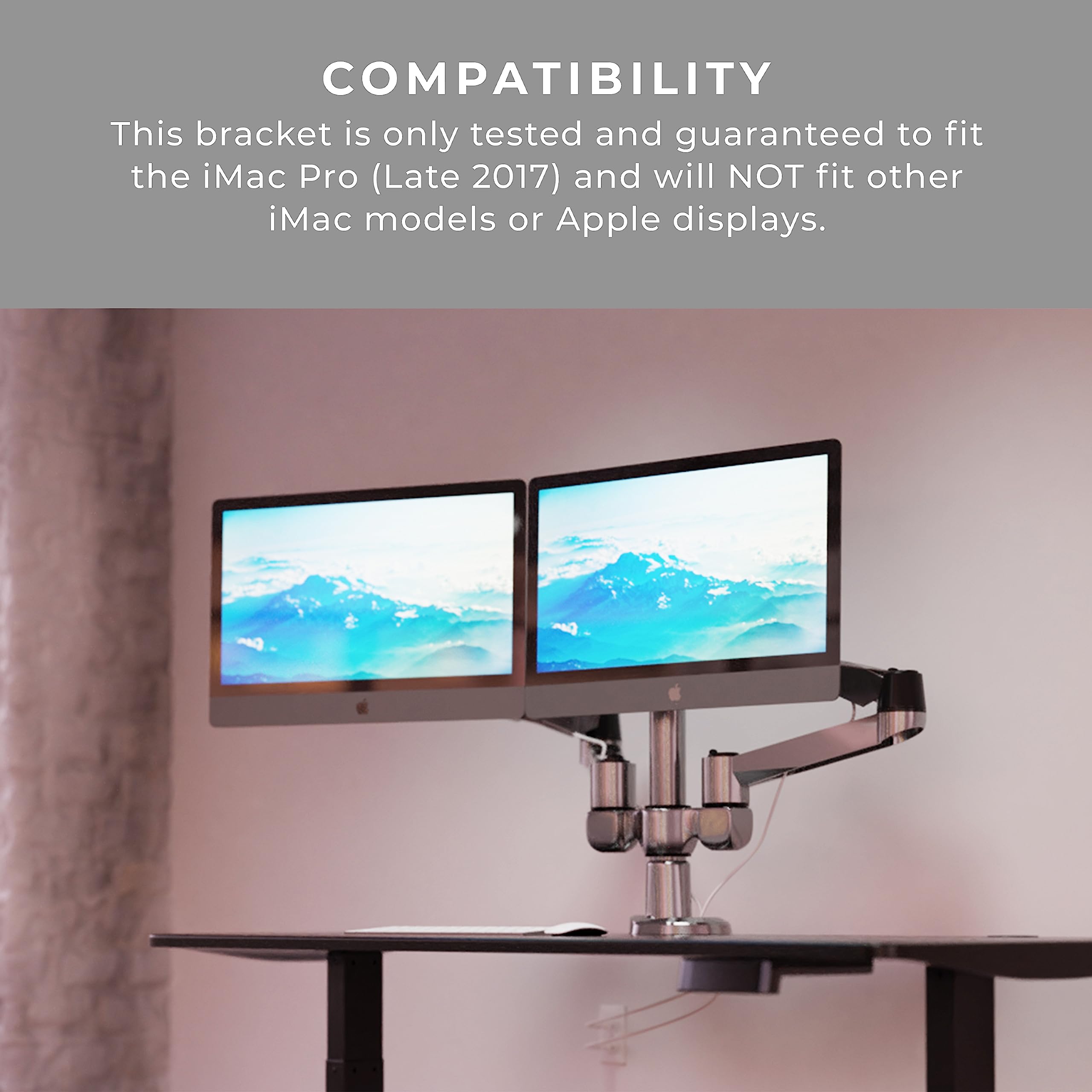 Humancentric Vesa Mount Adapter Compatible With Imac Pro (Late 2017), Will Not Fit Other Models