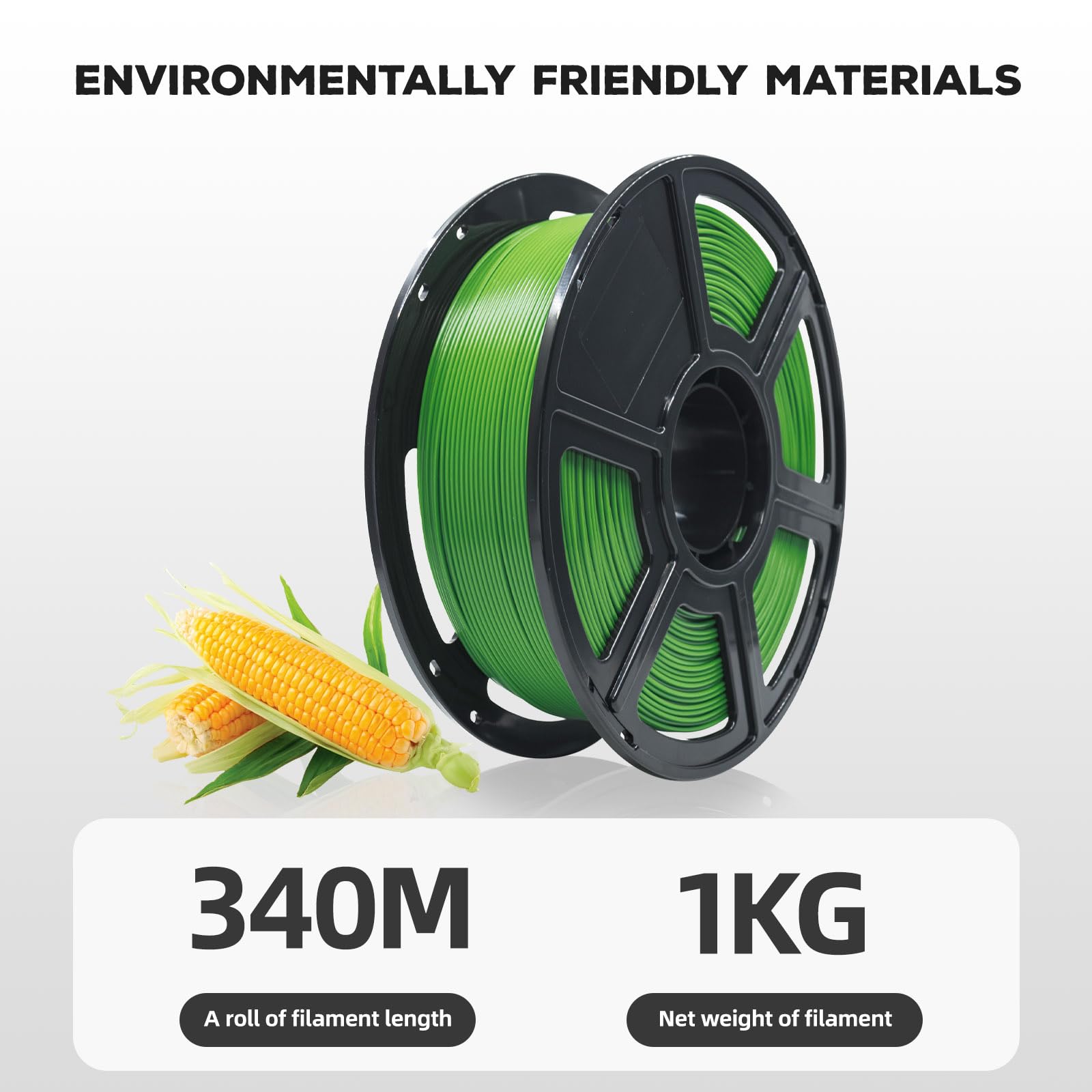 Flashforge 3D Printer Filament Pla 1.75Mm, 3D Printing Filaments 1Kg Spool Dimensional Accuracy +/  0.02Mm, Environmental Friend
