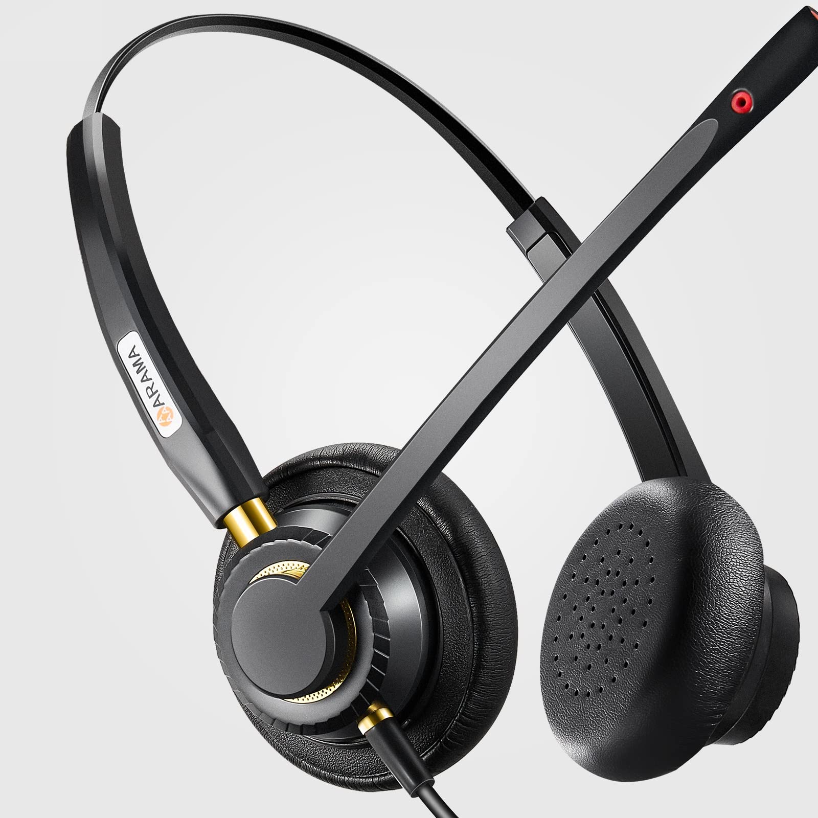 Arama Cisco Phone Headset With Noise Canceling Microphone Mute Switch Telephone Headset Compatible With Cisco Ip Phones: 6941, 7