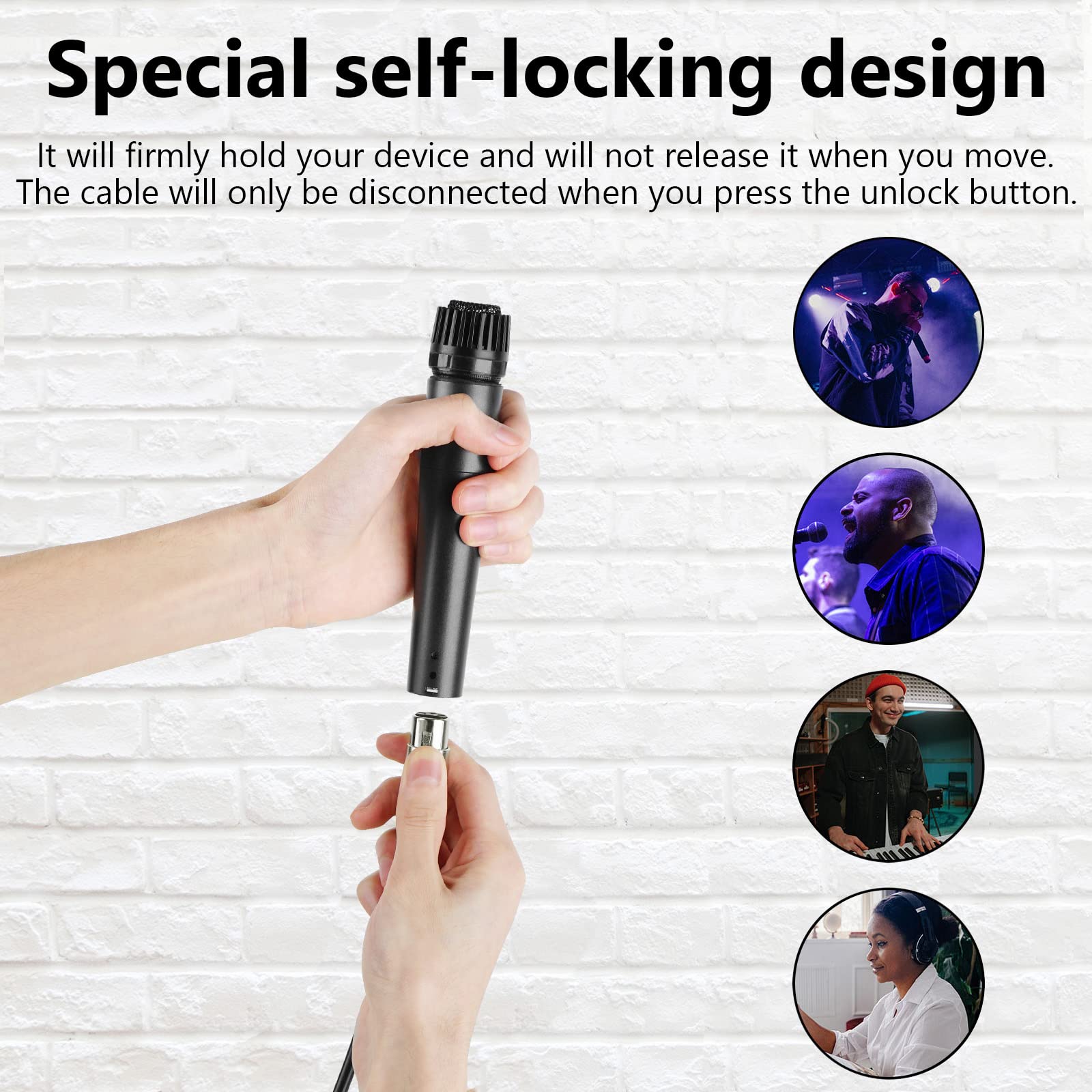 Geekria For Creators 3.5Mm Male To Xlr Female Microphone Cable 8 Ft / 2.5 M, Compatible With Shure Sm58, Sm57, Sm48, Sm7B, Mv7,