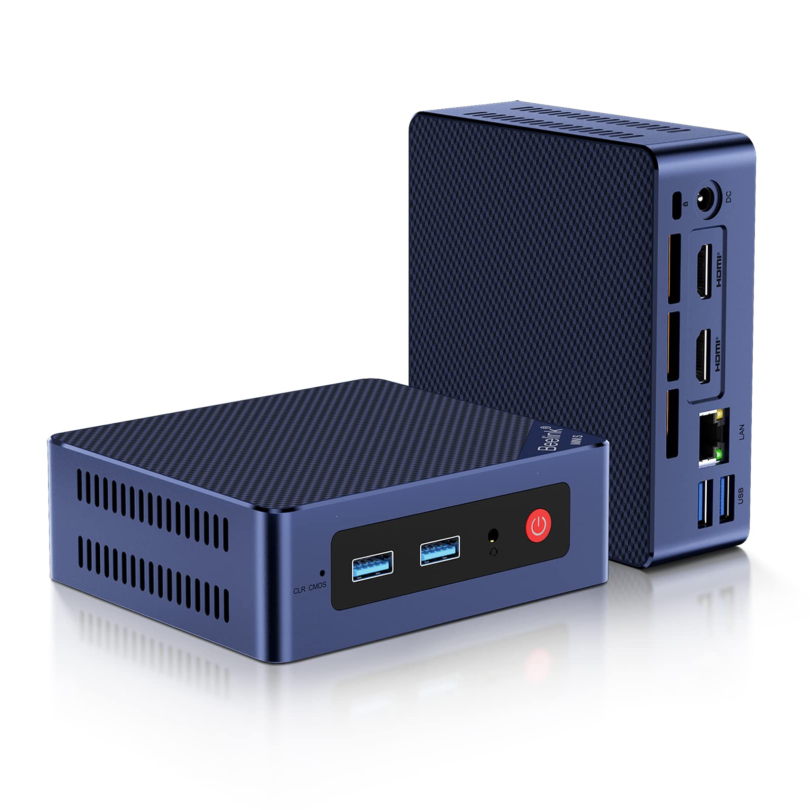 Beelink Mini S12 Pro Mini Pc, 12Th Gen Intel N100 (4C/4T, Up To 3.4Ghz), 16Gb Ram Ddr4 500Gb Ssd, Mini Desktop Computer 4K@60Hz,