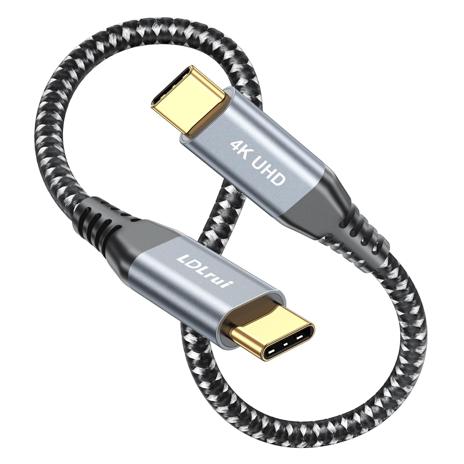 Usb C To Usb C 20Gbps Data Transfer Cable 1Ft Usb 3.2 Gen 2X2 Type C Pd 100W Fast Charging 4K Video Monitor Cord For Iphone 15 Pro, Samsung T7, Macbook Pro, Ipad Pro, Galaxy 20, Chromebook