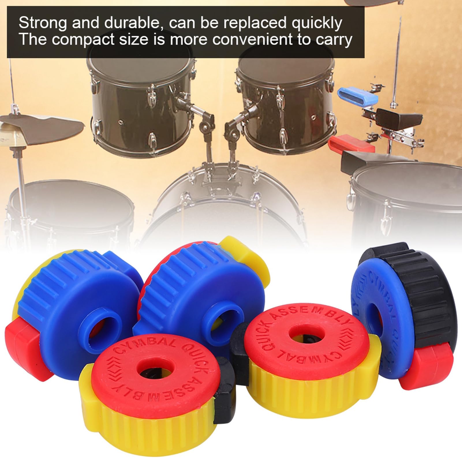 Drum Quick Release Nut, Cymbal Quick Release Nut Removal Stand Screw Cap Upgrade Spare Part Accessories