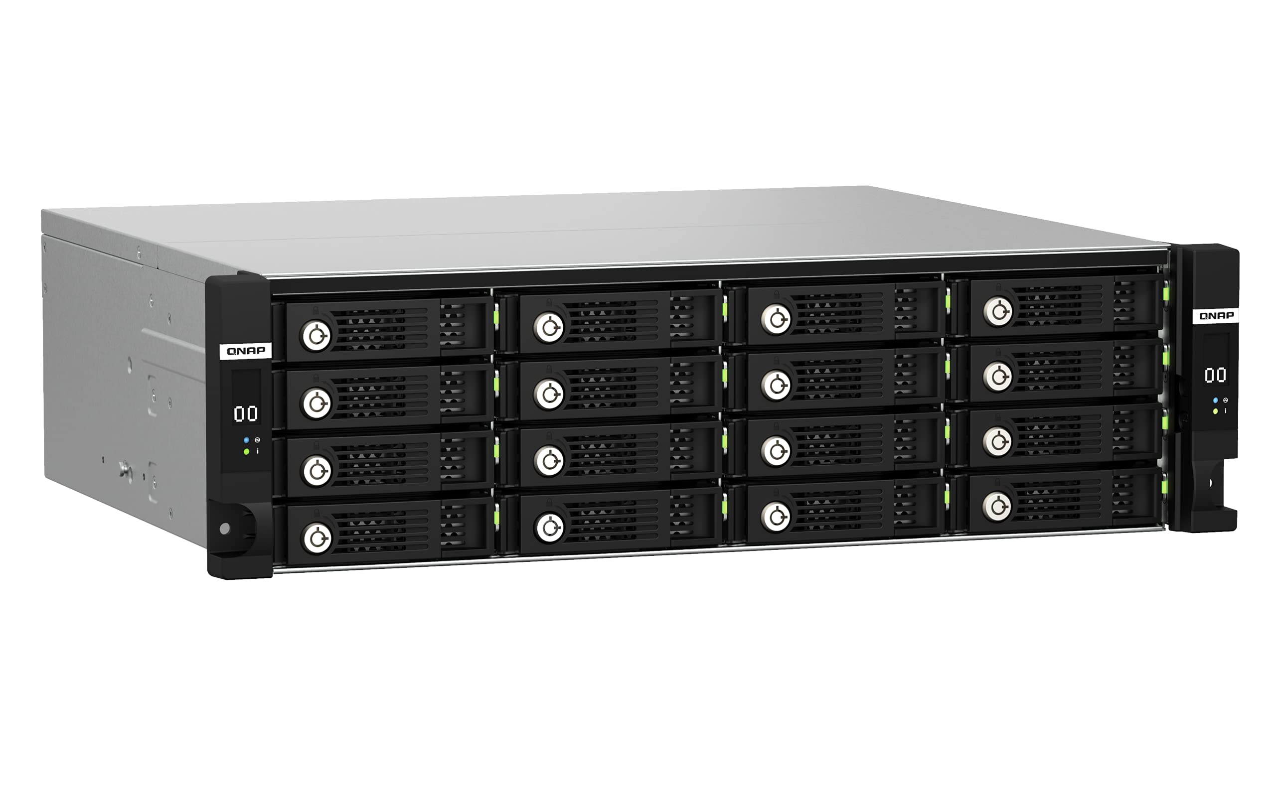 Qnap Tl R1620Sdc Us 16 Bay 3U Rackmount Dual Controller Sas 12Gb/S Jbod Expansion Enclosure (Diskless)