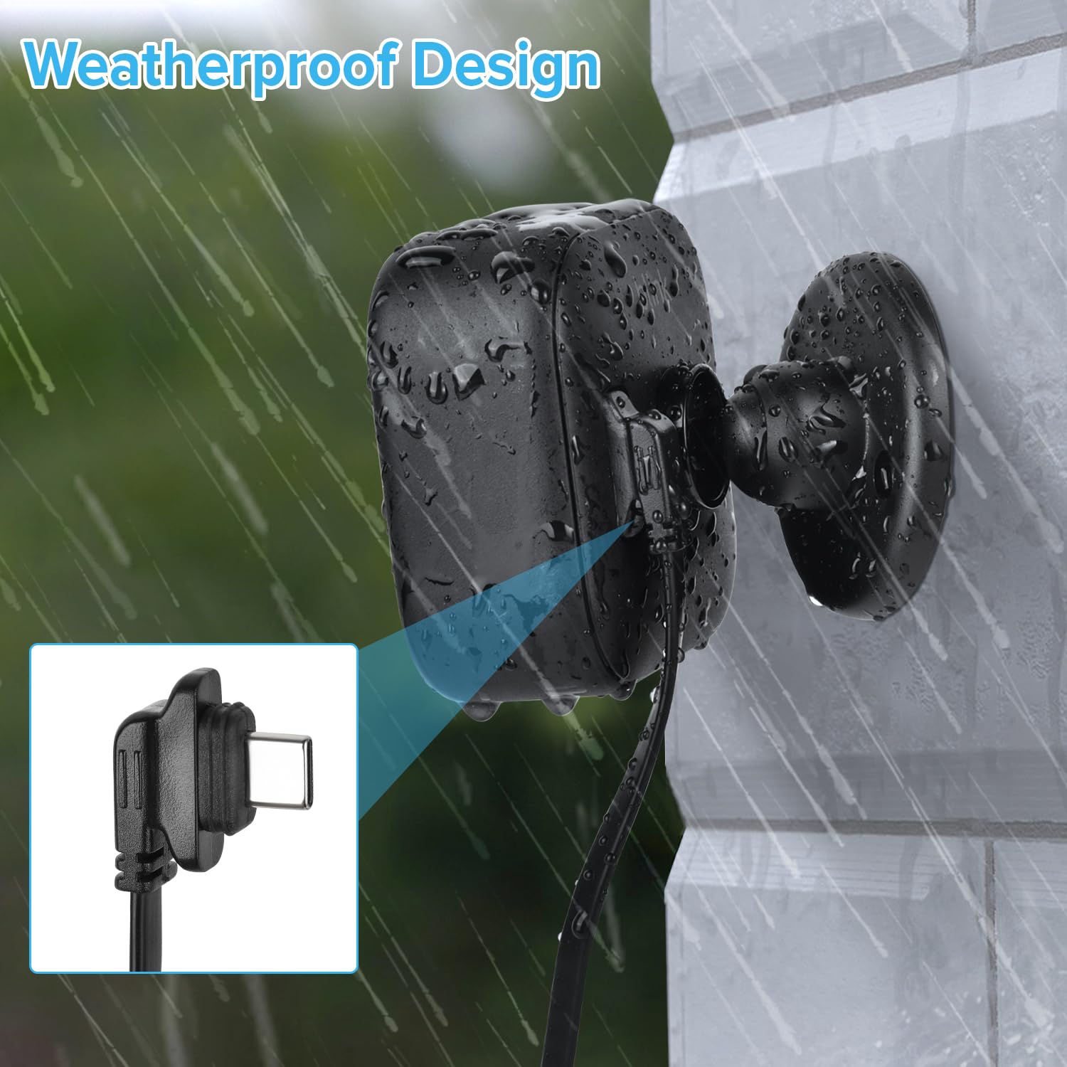 2Pack 25Ft/7.5M Power Adapter For Blink Outdoor 4 (4Th Gen)&(3Rd Gen)&Blink Xt2/Xt, Weatherproof Flat Extension Cable With Extra