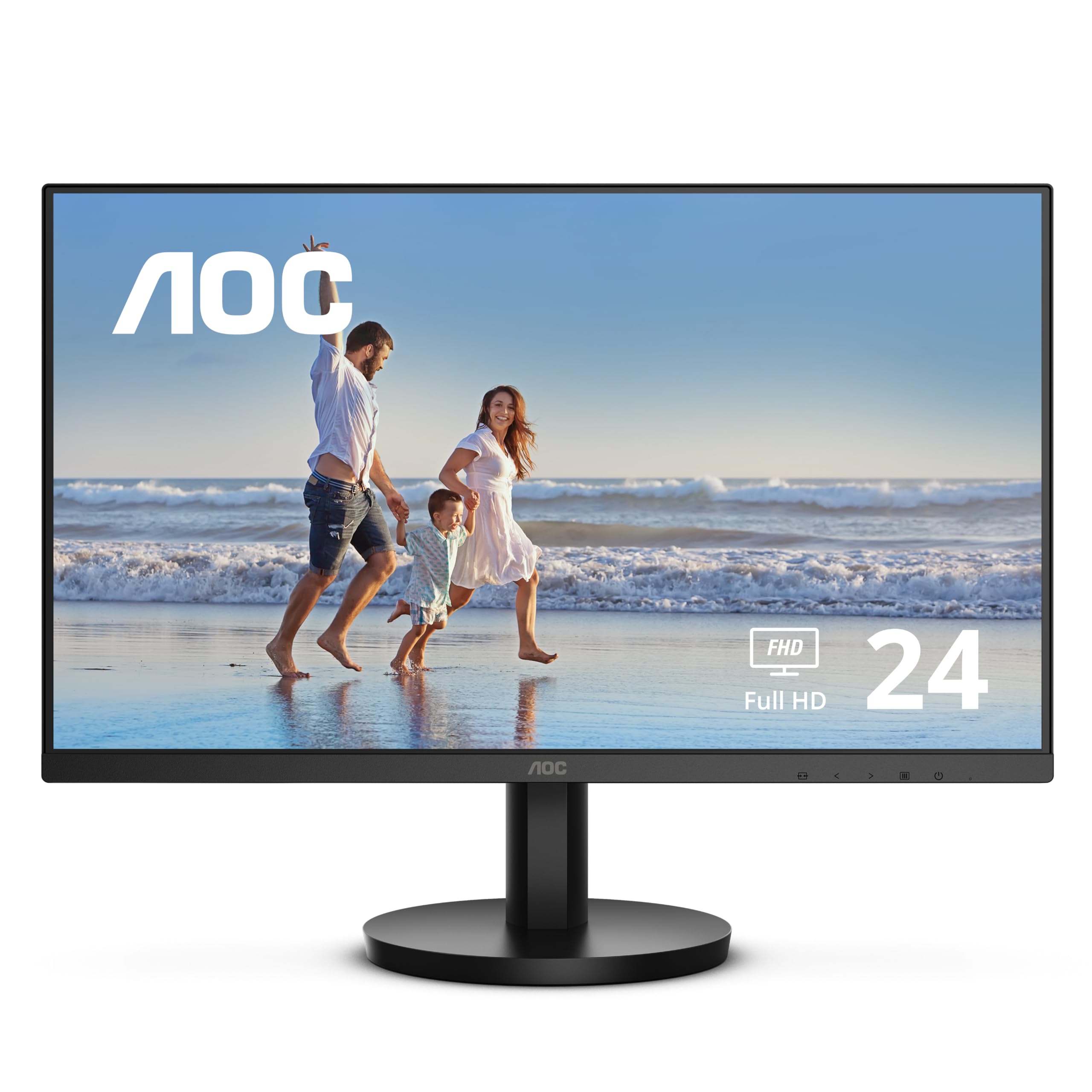AOC 23.8 FHD Monitor|The AOC 24B3HM is a 23.8inch monitor with vivid imagery and all the essentials you need for home, office, 