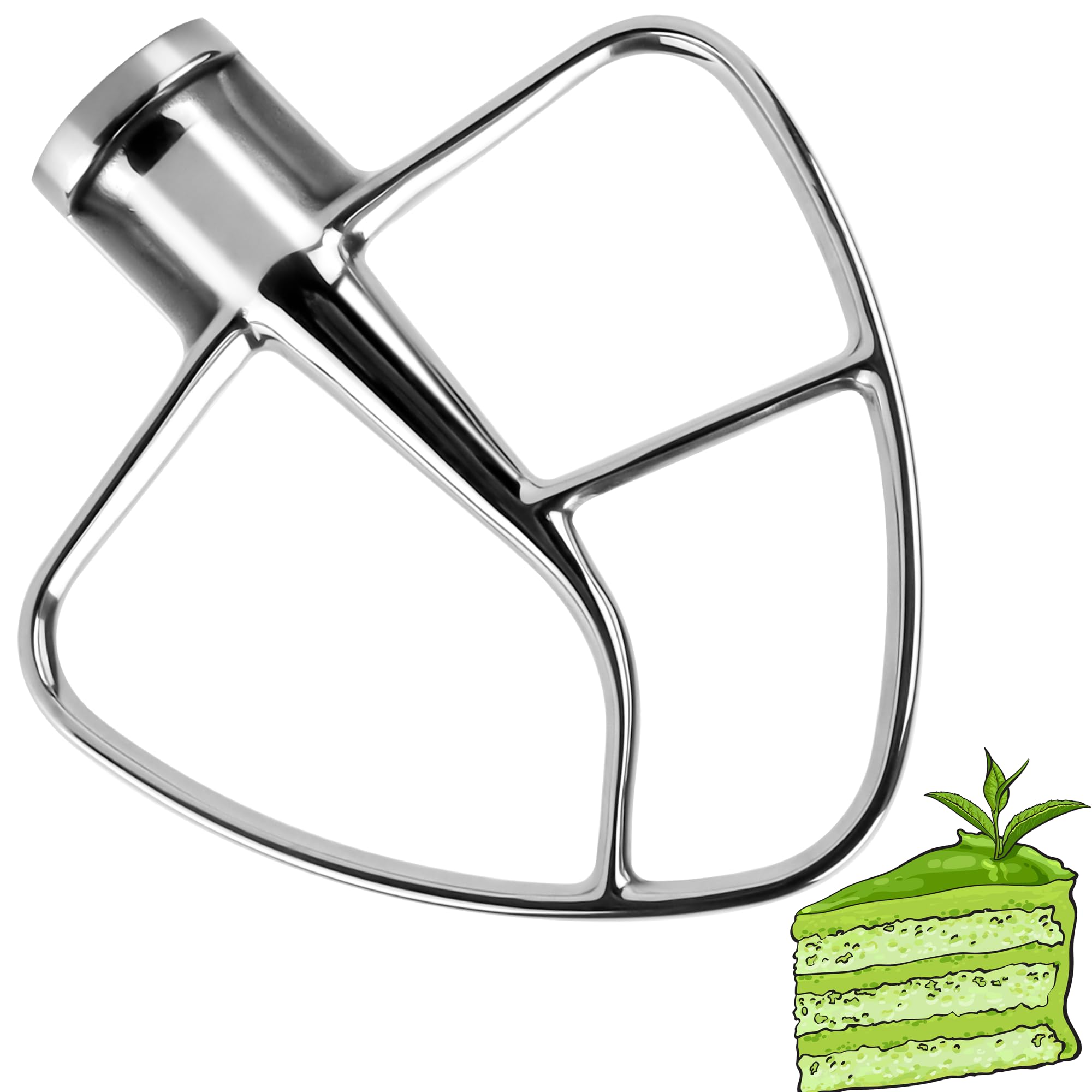 Flat Beater K45B Stainless Steel Attachment  Stainless Steel K45B Kitchen Mixer Paddle Attachment Perfectly Fit For 4.5 Qt Tilt 