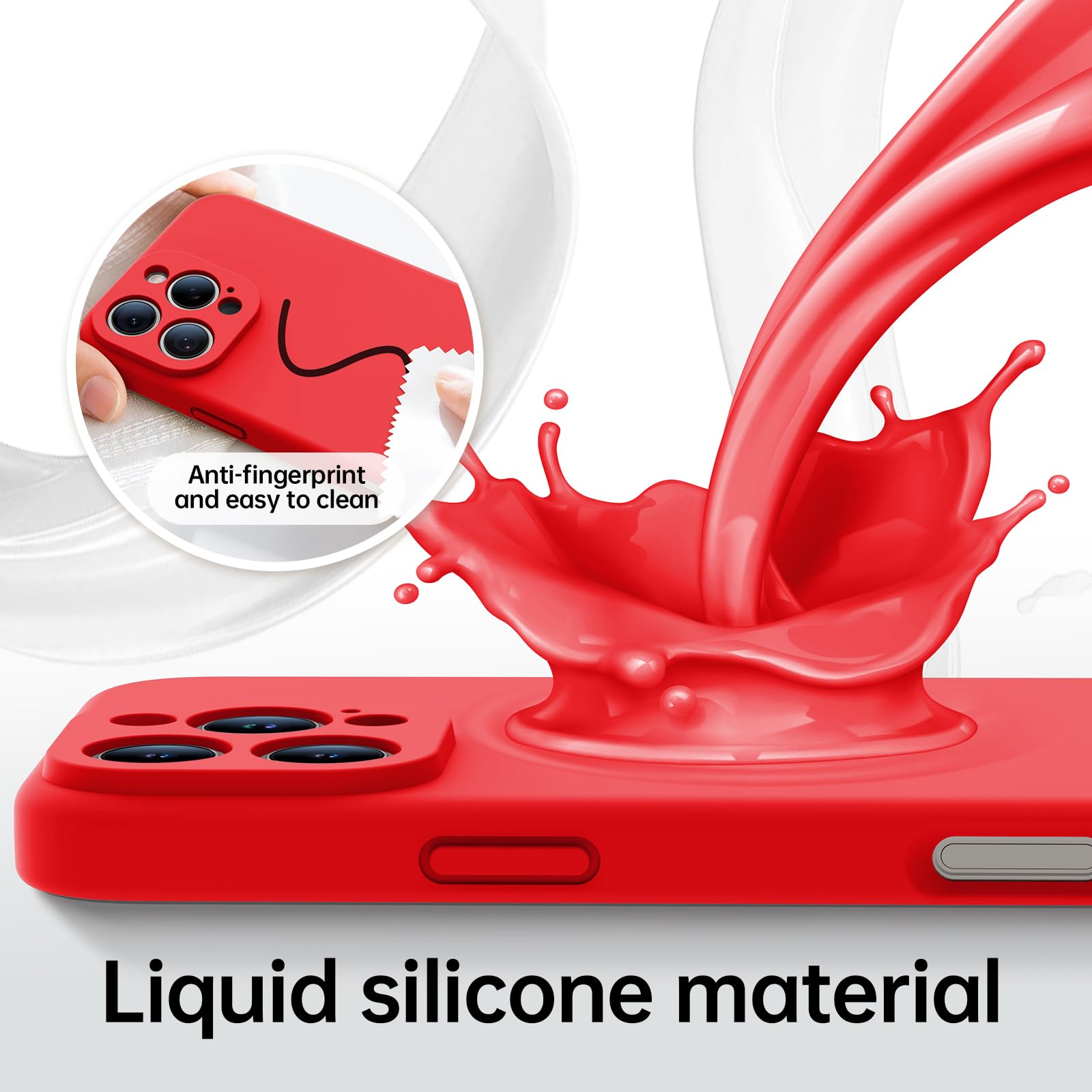 Kiresen For Iphone 16 Pro Max Case With 2 Screen Protectors   Compatible With Magsafe   Upgraded Camera Protection   Liquid Sili