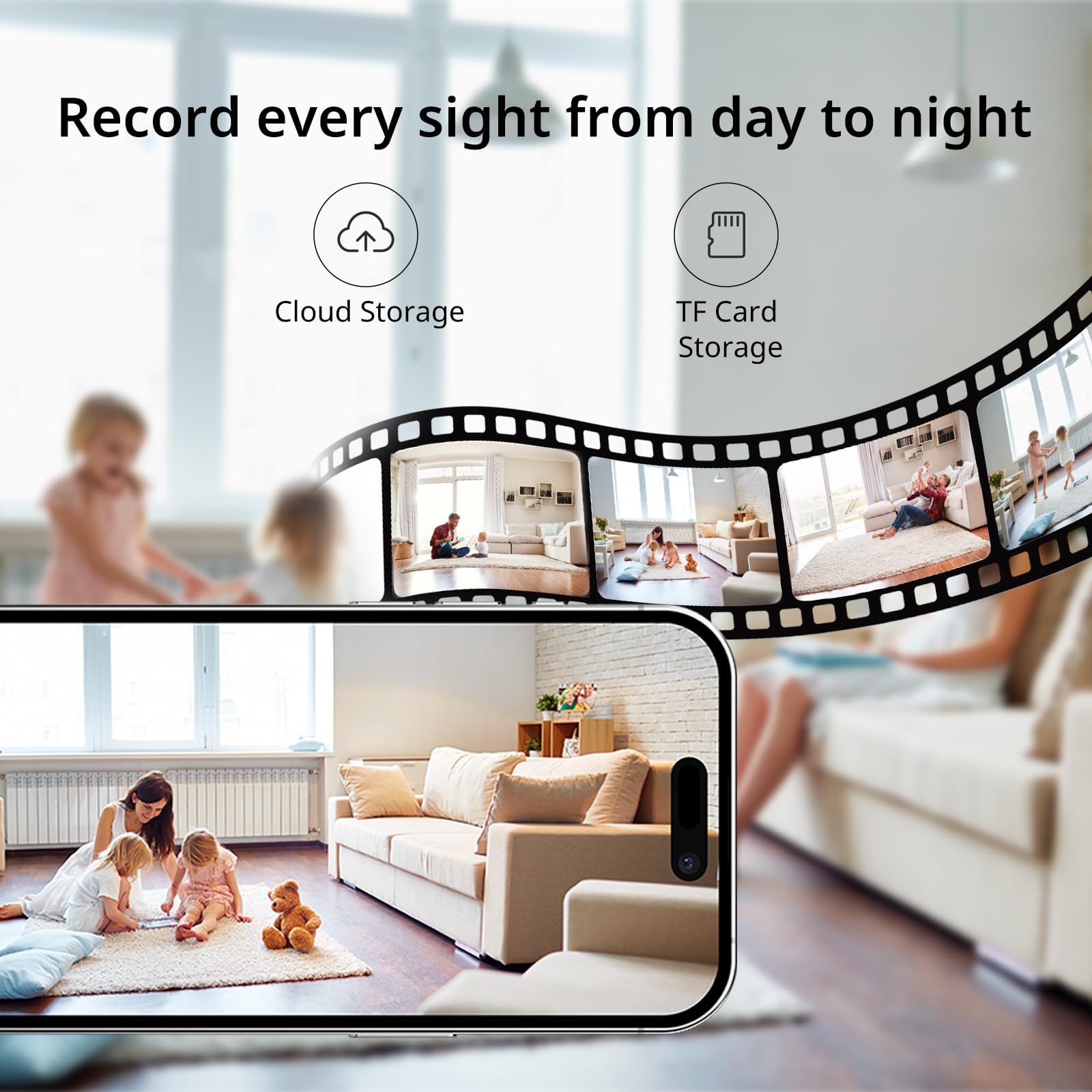 Boykeep 2K Indoor Security Camera 5G/2.4Ghz Wi Fi Cameras For Baby/Elder/Dog/Pet Camera With Phone App, 2 Way Audio Baby Monitor