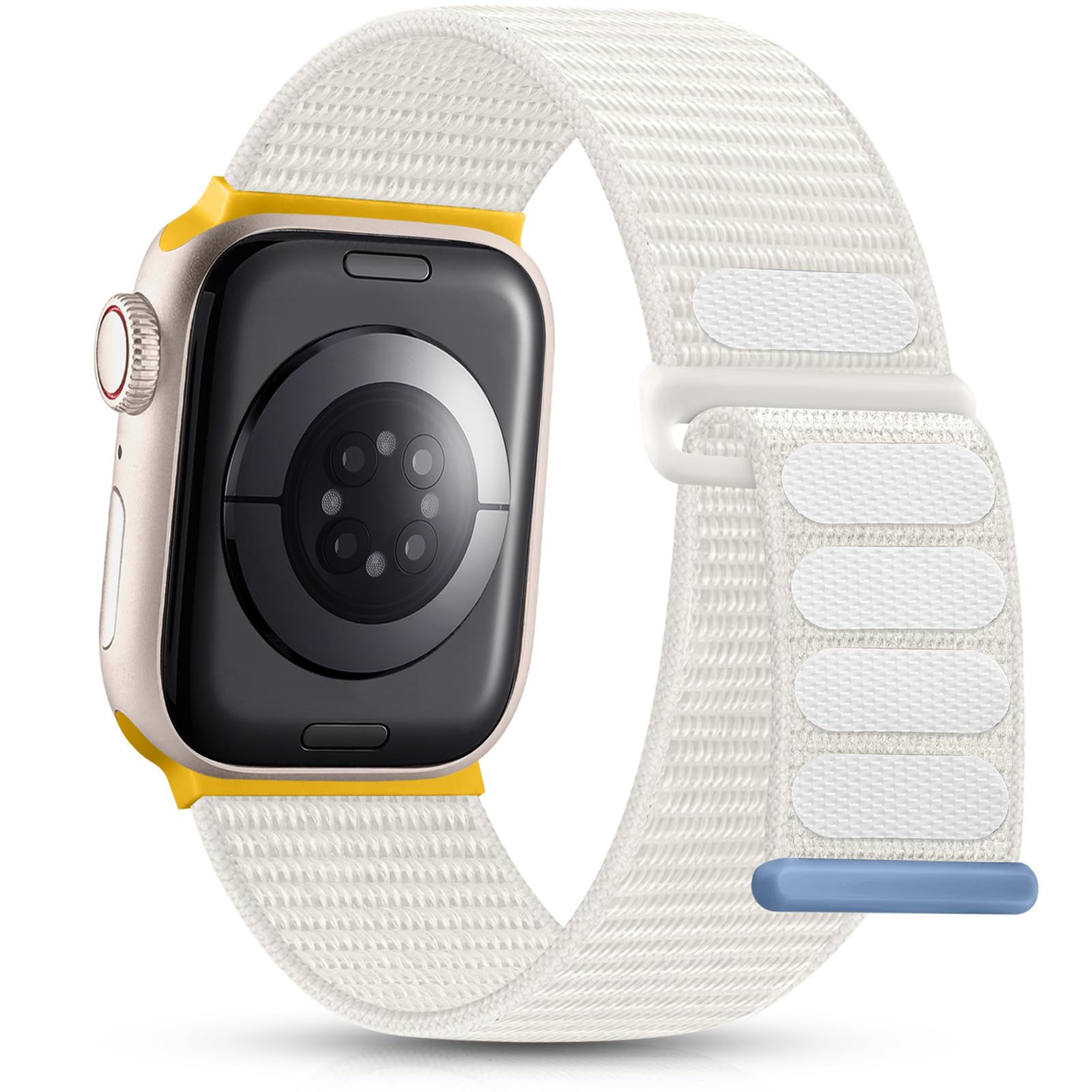 Getino Compatible For Apple Watch Band 42Mm 44Mm 45Mm 46Mm 49Mm 40Mm 41Mm 38Mm, Adjustable Soft Nylon Weave Sport Loop Strap For