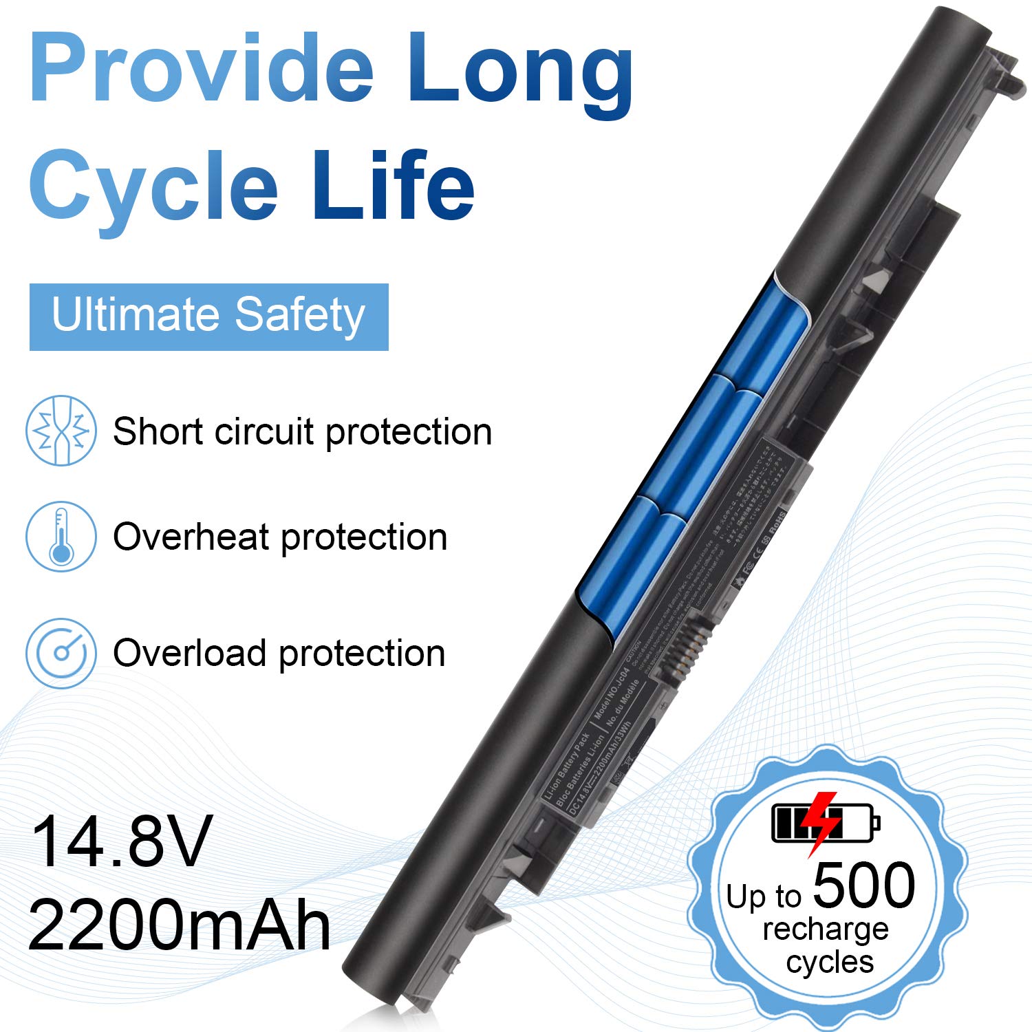 Tree.Nb Jc04 919700 850 Laptop Battery For Hp Spare 919681 221 Jc03 Replacement Hp Battery 15 Bs289Wm 15 Bs015Dx 15 Bs113Dx 15 B