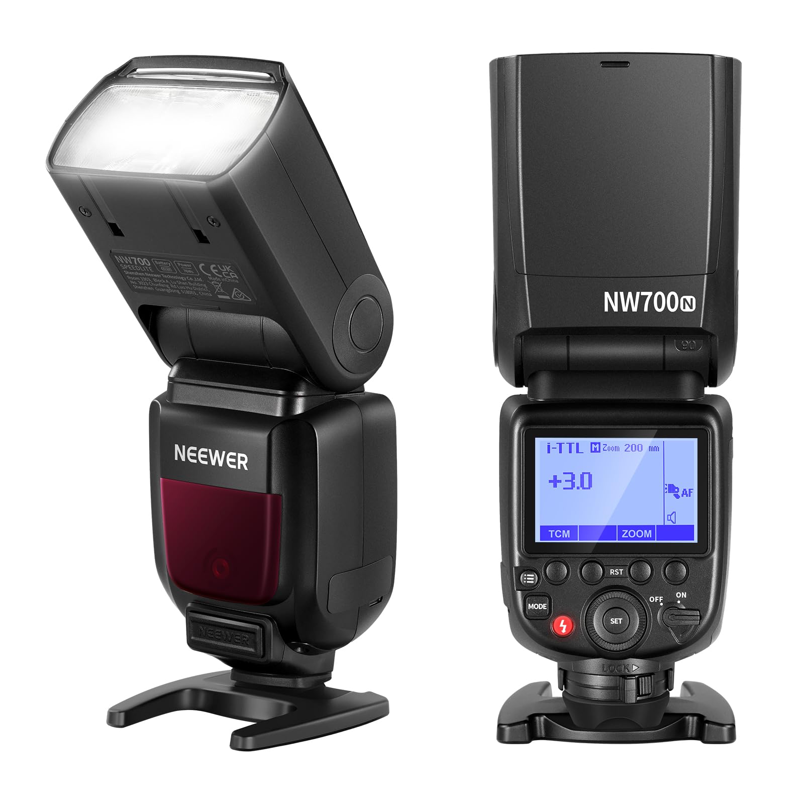 Neewer Nw700 N Ttl Flash Speedlite Compatible With Nikon Dslr Cameras, 1/8000S High Speed Sync Speelight, 1/1 1/256 Output, Tcm