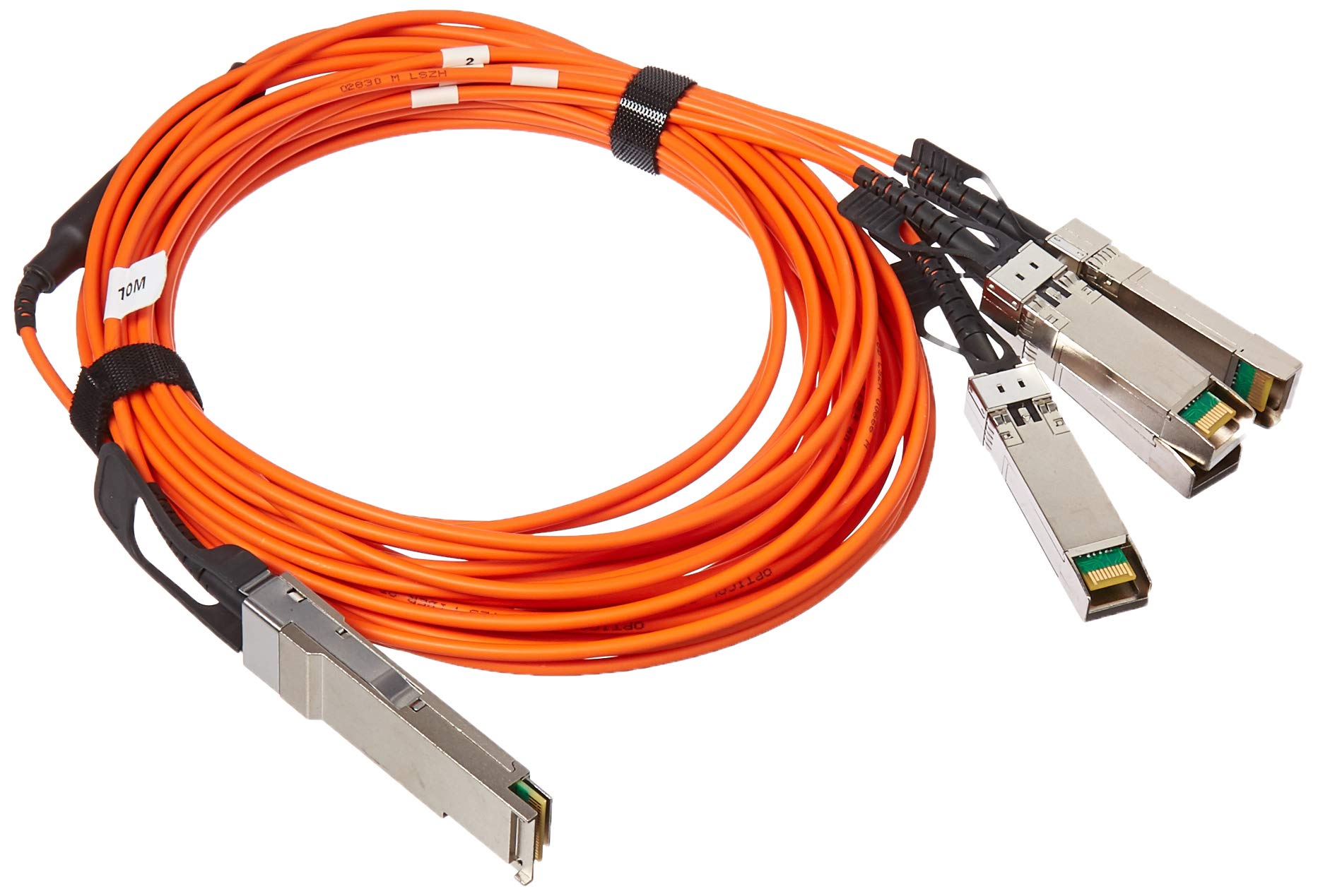 Addon Hp 721073-B21 Compatible Taa Compliant 40Gbase-Aoc Qsfp+ To 4Xsfp+ Direct
