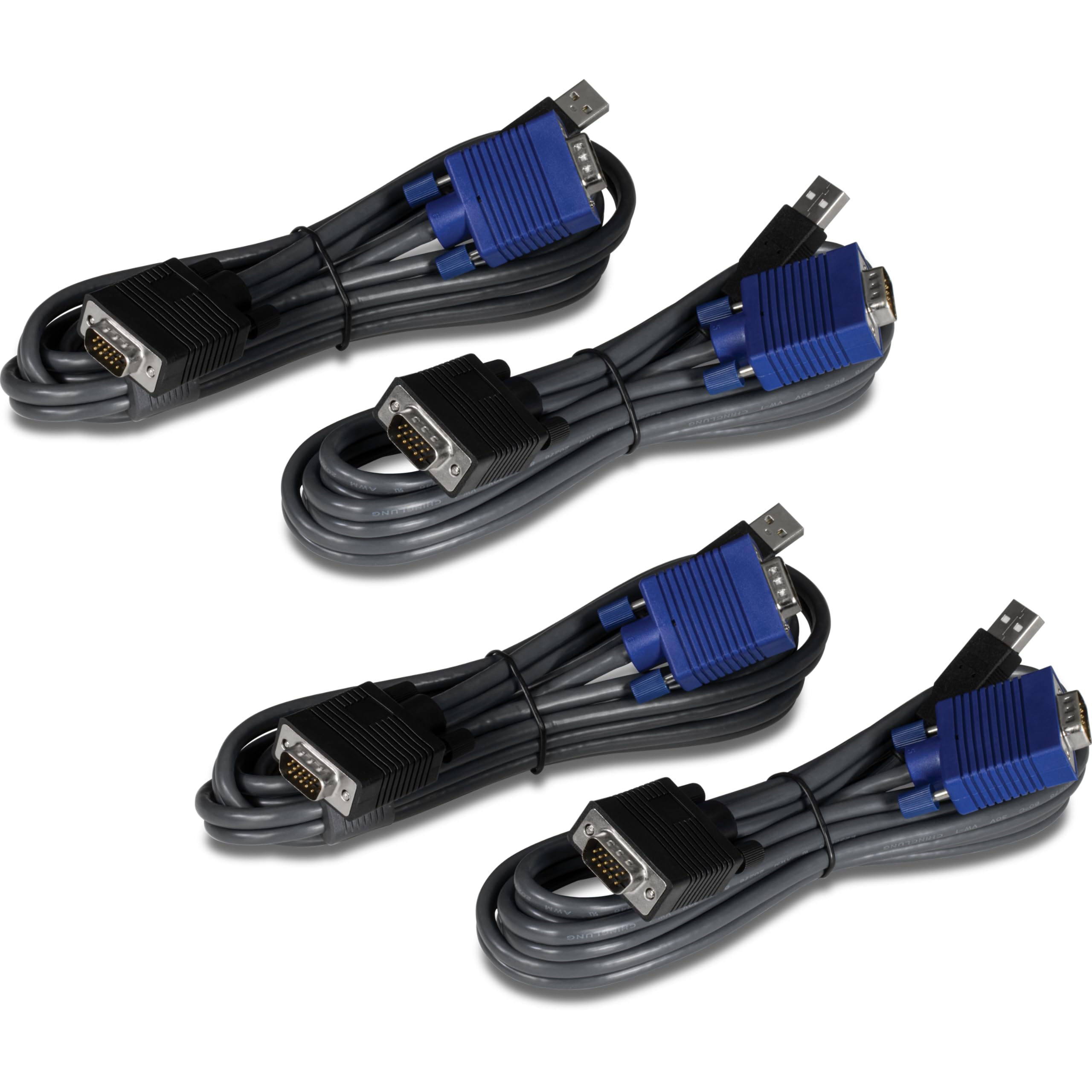 Trendnet 4 Port Usb Kvm Switch Kit, Vga And Usb Connections, 2048 X 1536 Resolution, Cabling Included, Control Up To 4 Computers