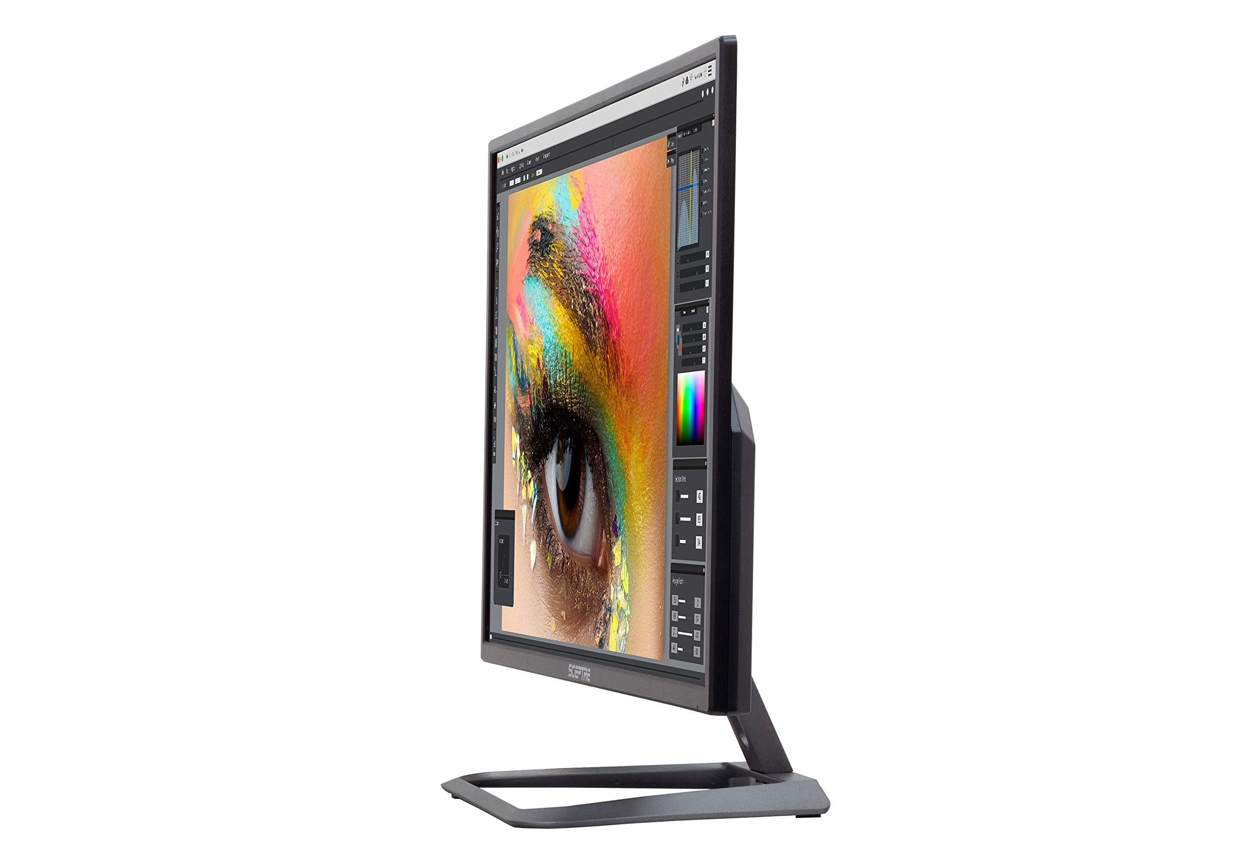 Sceptre Ips 27'' 4K Uhd Led Monitor Up To 75Hz Displayport Hdmi Dvi Build In Speakers, Frameless Machine Black 2020 (U279W 4000R