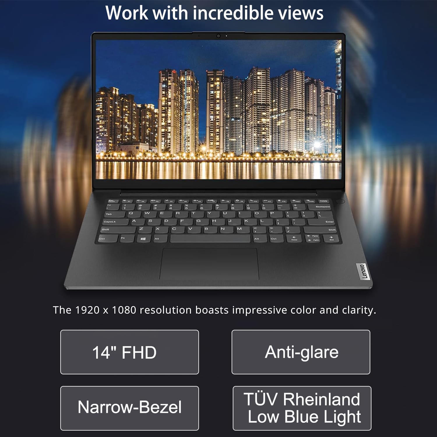 Lenovo V14 Laptop (14 Fhd Anti-Glare, 6-Core Amd Ryzen 5 (> I5-1135G7), 16Gb Ram, 512Gb Ssd) For Business & Home & Student, Thin