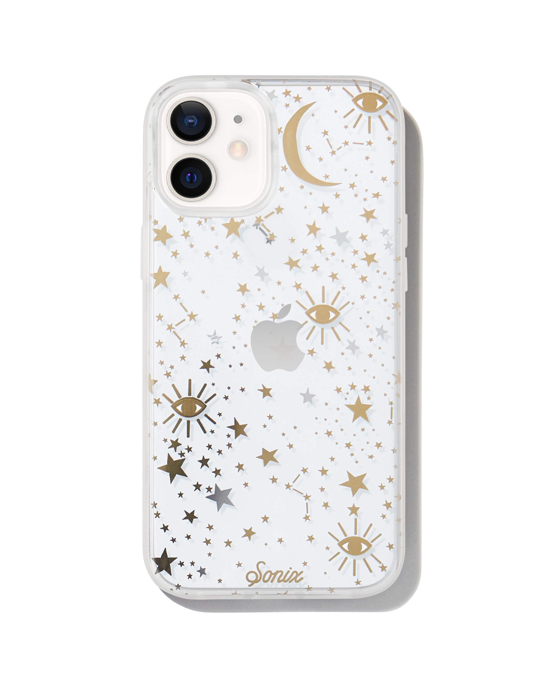 Sonix Cosmic Stars Case for iPhone 12 / 12Pro [10ft Drop Tested] Womens Protective Gold Silver Star Clear Cover for Apple iPhon