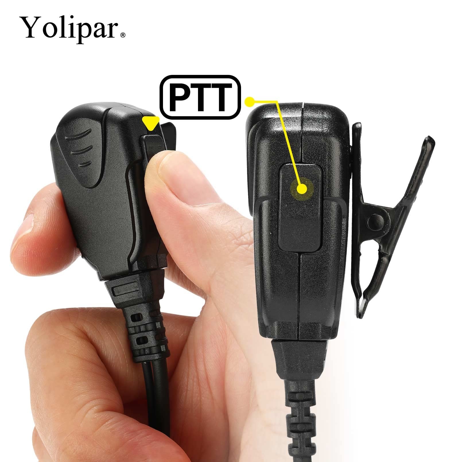 Yolipar 10 Pcs Uv 5R Earpiece Surveillance Kit Compatible With Btech, Retevis Rt21 Rt22, Kenwood, Arcshell Ar 5 Walkie Talkie Ra
