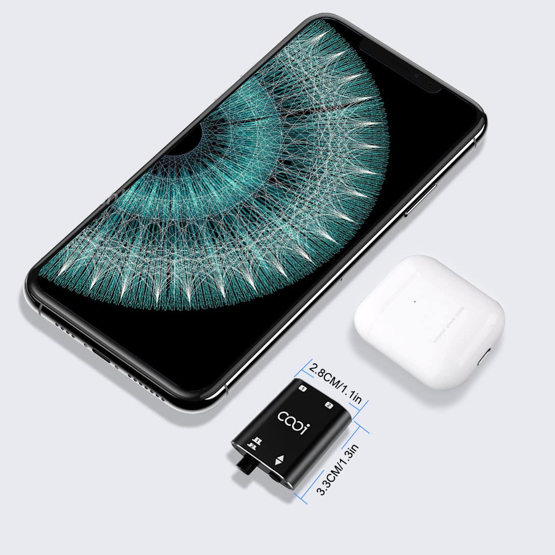 Cooidea 3.5Mm Stereo Audio Switcher(1 In 2 Out /2 In 1 Out) With 3.5Mm Audio Cable, 2 Ports Aux Audio Speaker Selector For Pc Ph