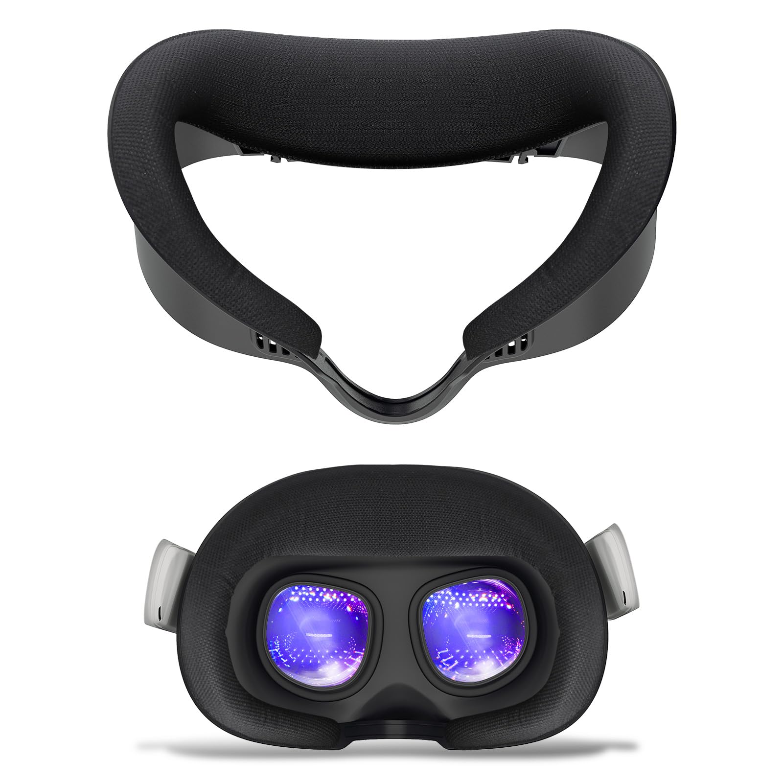 Breathable Foam Face Pad for Meta Quest 3S - Replacement for Oculus Quest 3S Face Bracket, Comfortable VR Cushion & Protective F