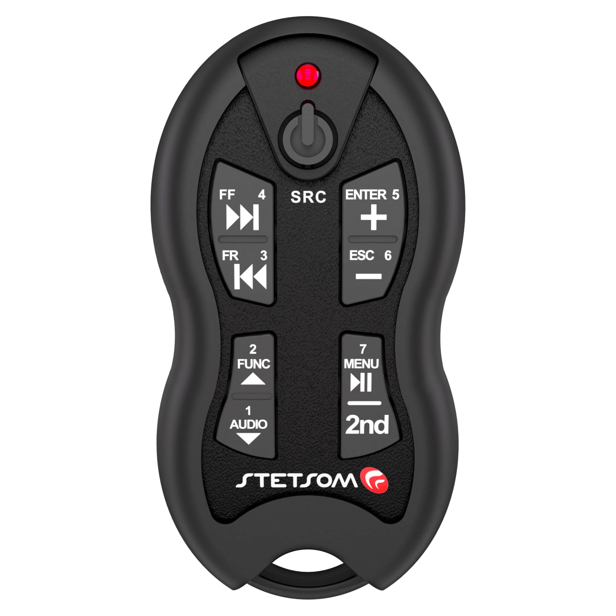 Stetsom Sx2 Long Range Universal Infra Red Remote Control 16 Function (Black)
