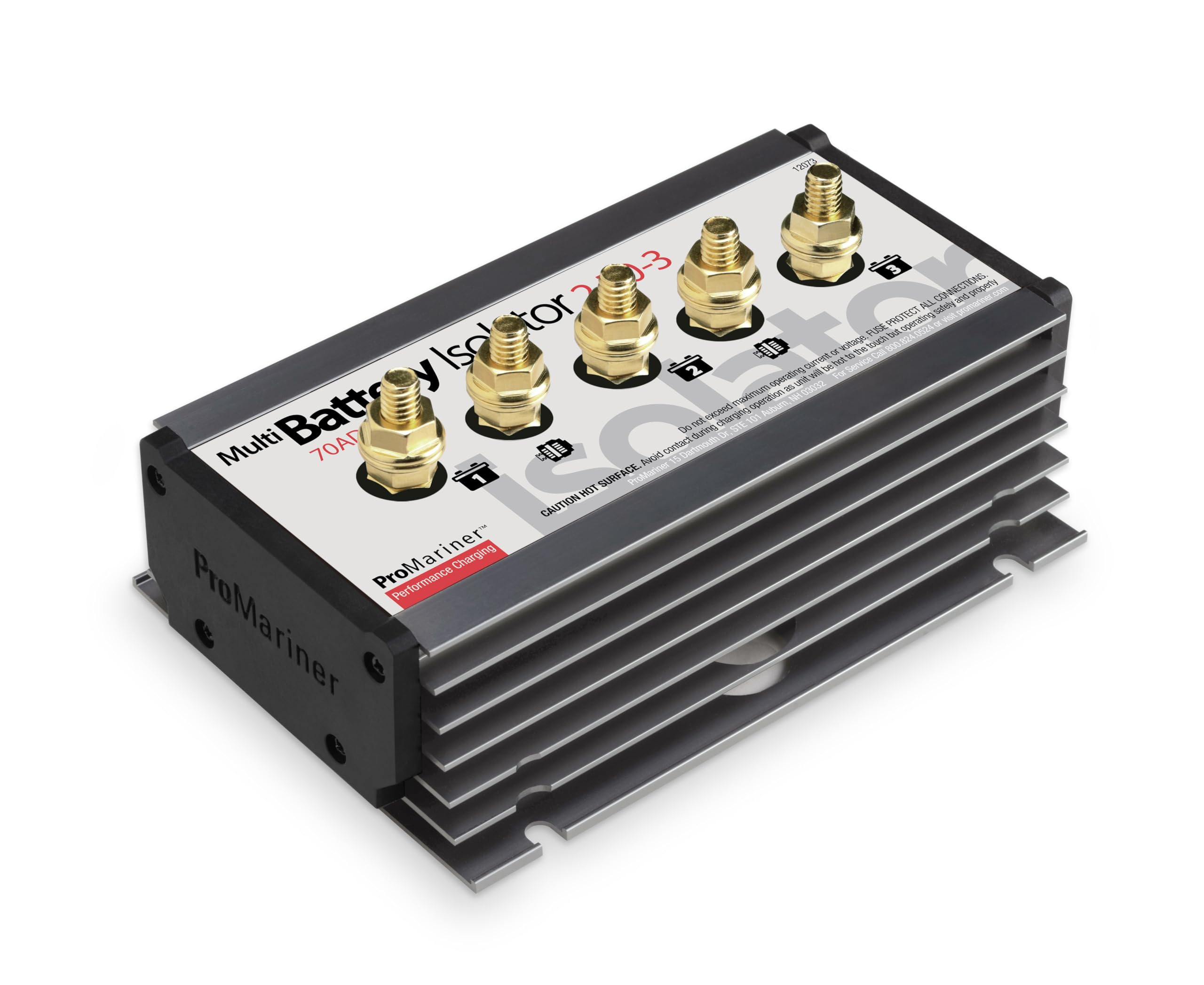 Promariner Battery Isolator - 2 Alternator - 3 Battery - 70 Amp,WBAUVB0DTQ9N1RV