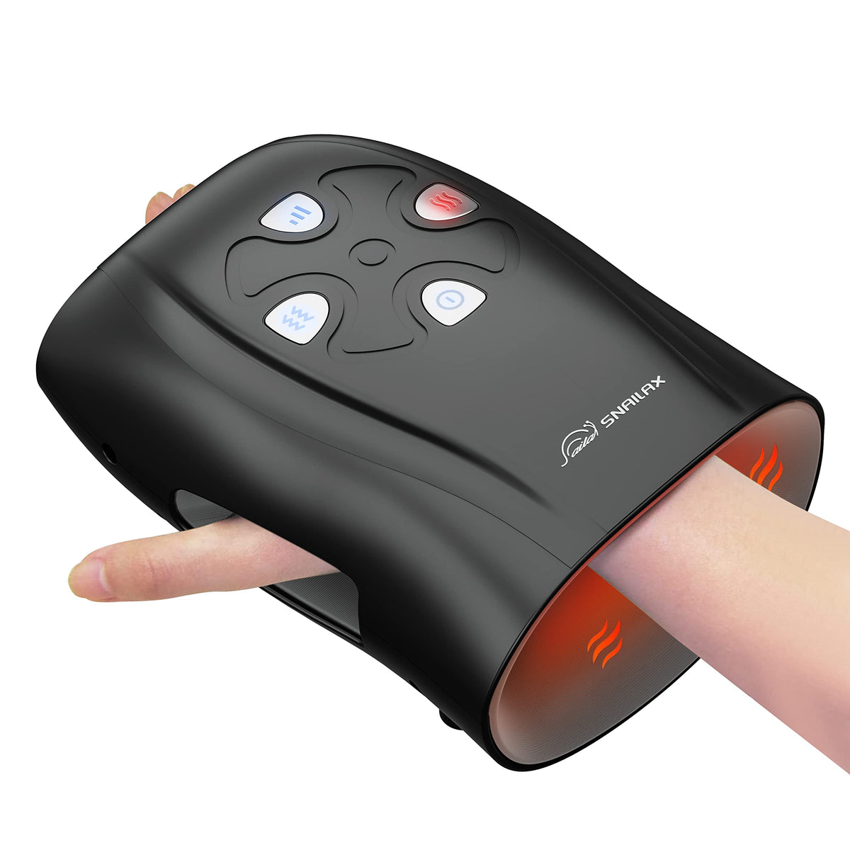 Snailax Hand Massager With Heat, Compression, Vibration, Wireless Hand Massager For Arthristis, Carpal Tunnel, Finger Numbness, 