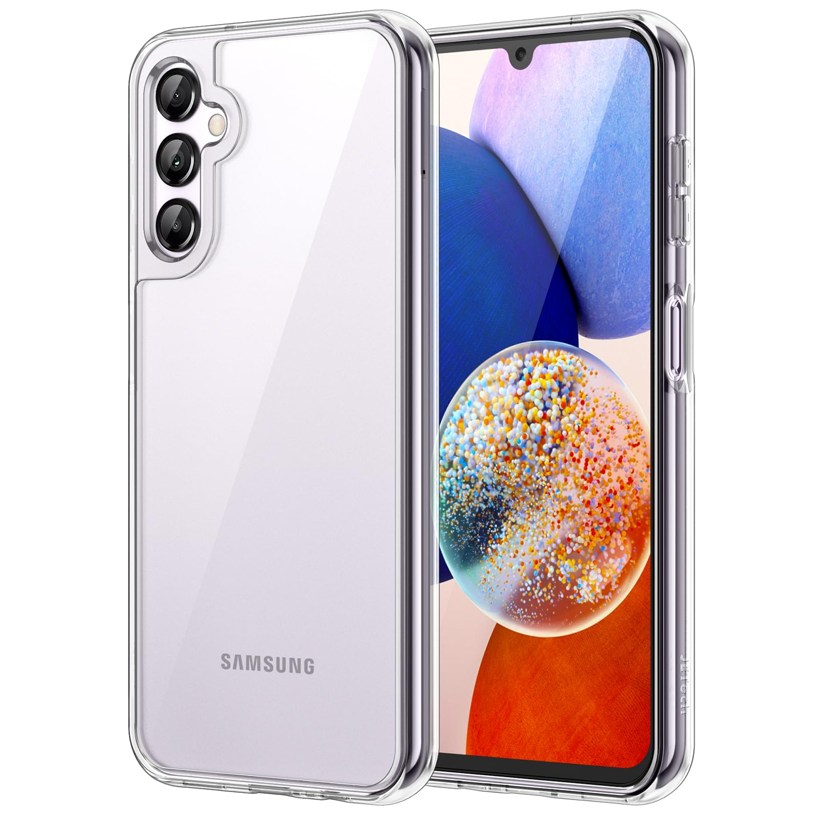 JETech Case for Samsung Galaxy A14 4G/5G 6.6-Inch, Non-Yellowing Shockproof Bumper Protective Phone Cover, Anti-Scratch Hard PC 