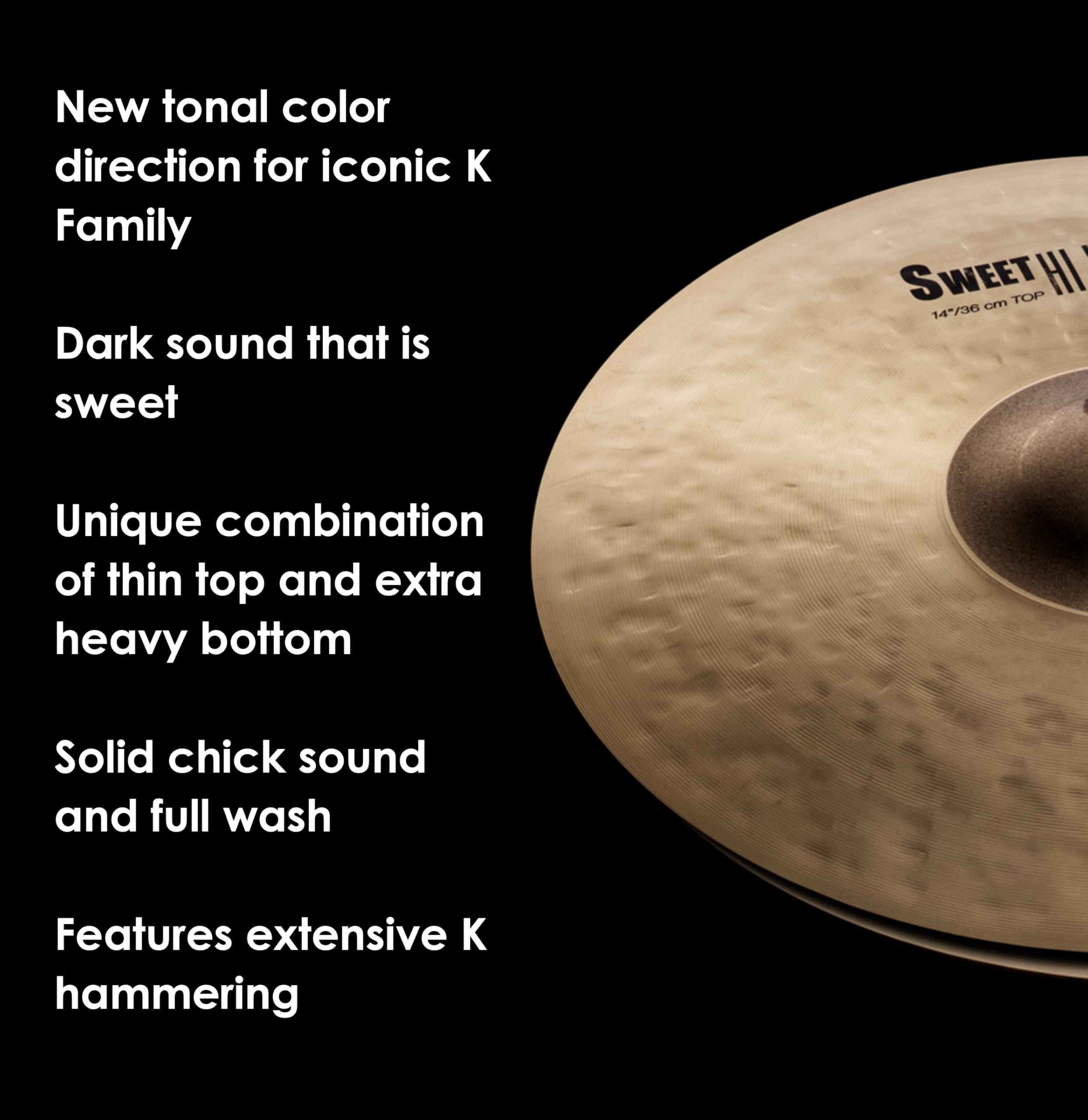 Zildjian K Sweet Hi Hat Cymbals   14 Inches
