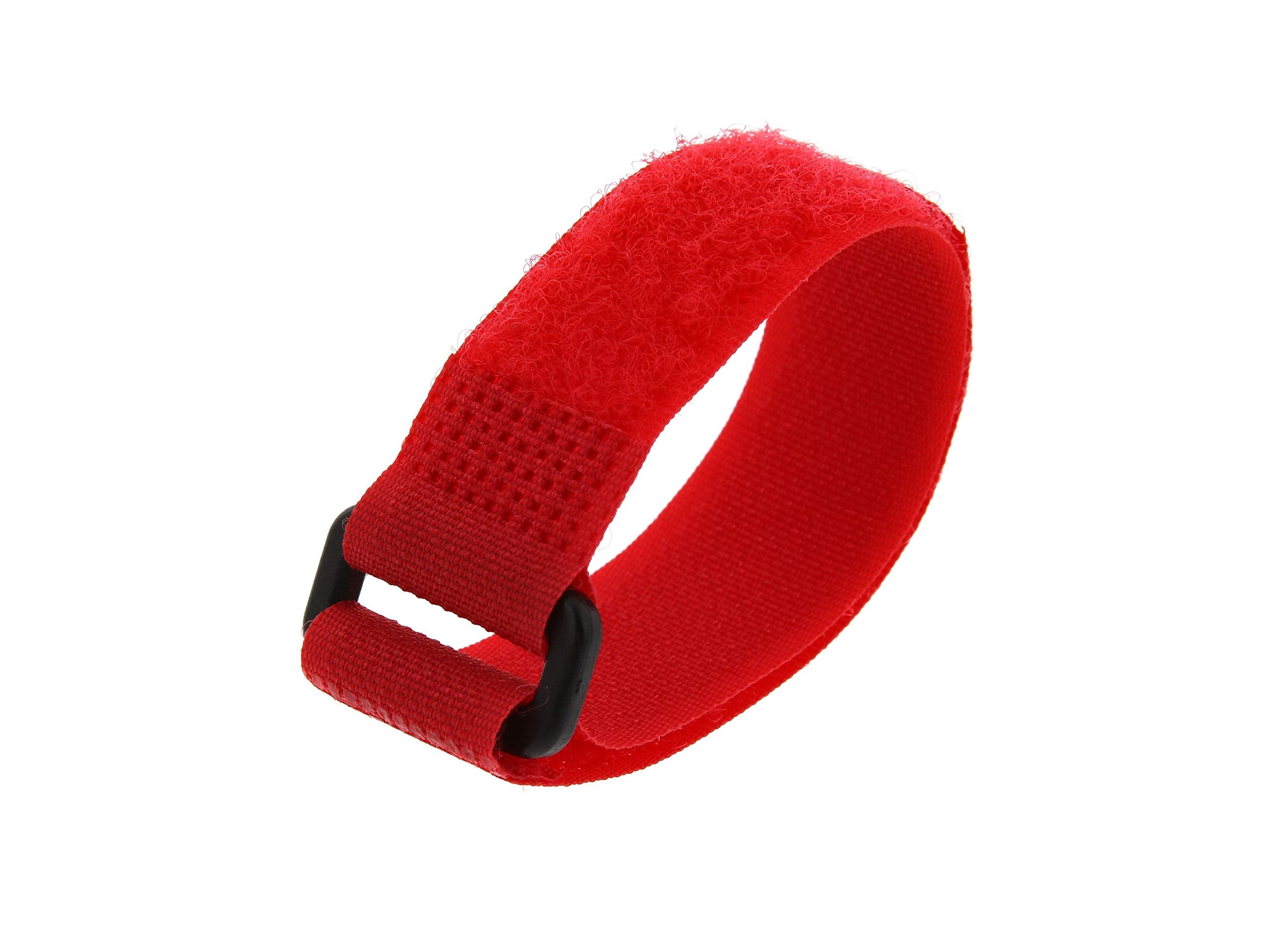 Secure 8 Inch Red Cinch Strap - 5 Pack