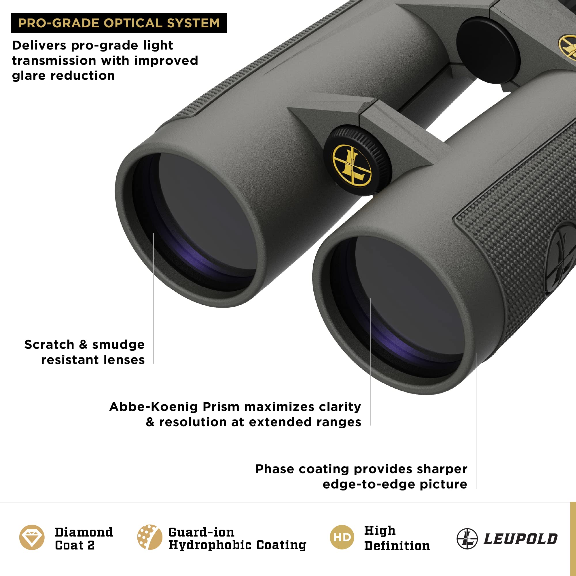Leupold Bx 5 Santiam Hd Binoculars, 10X50Mm (175854)