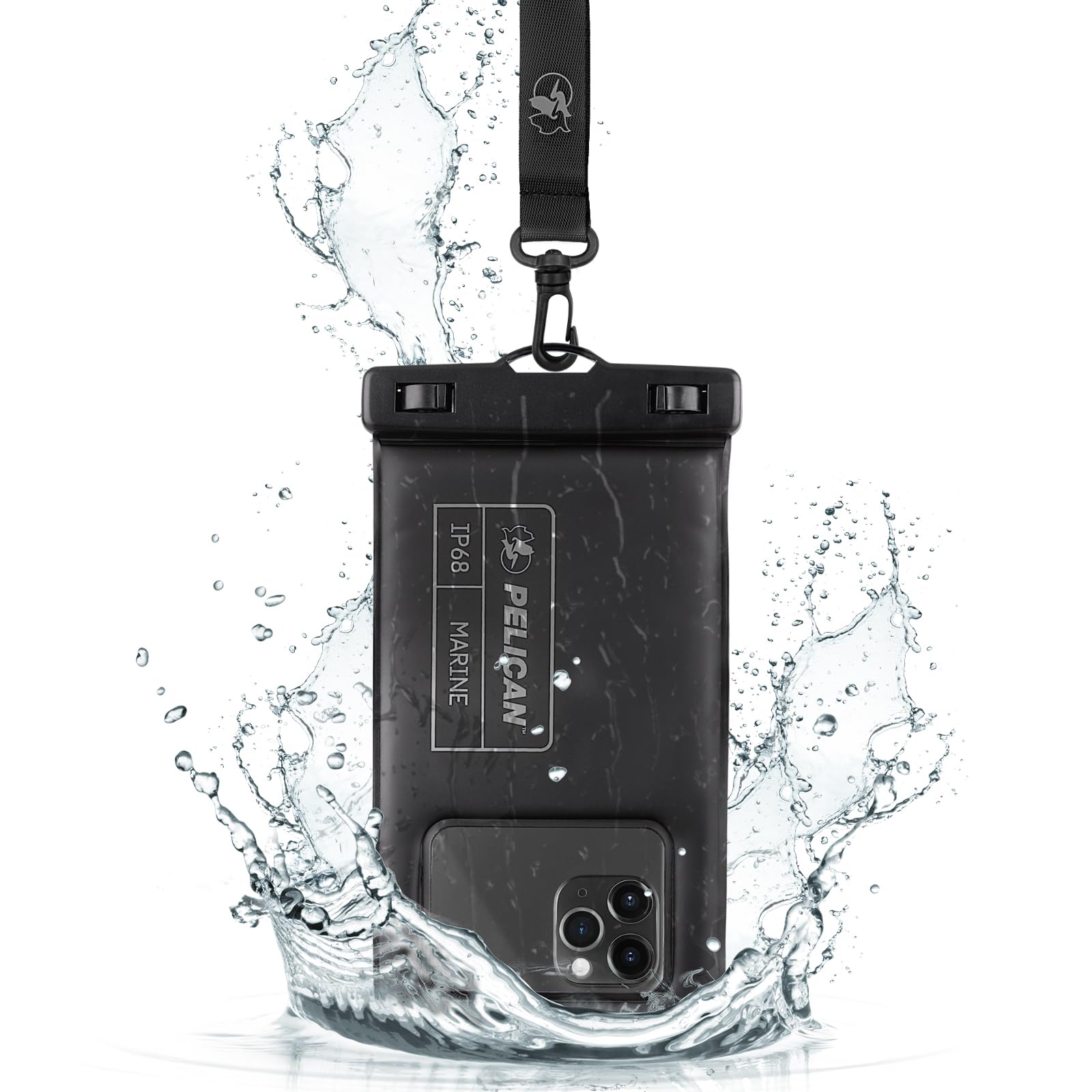Pelican Marine   Ip68 Waterproof Phone Pouch / Case (Regular Size)   Floating Waterproof Phone Case   Iphone 16 Pro Max/Iphone 1