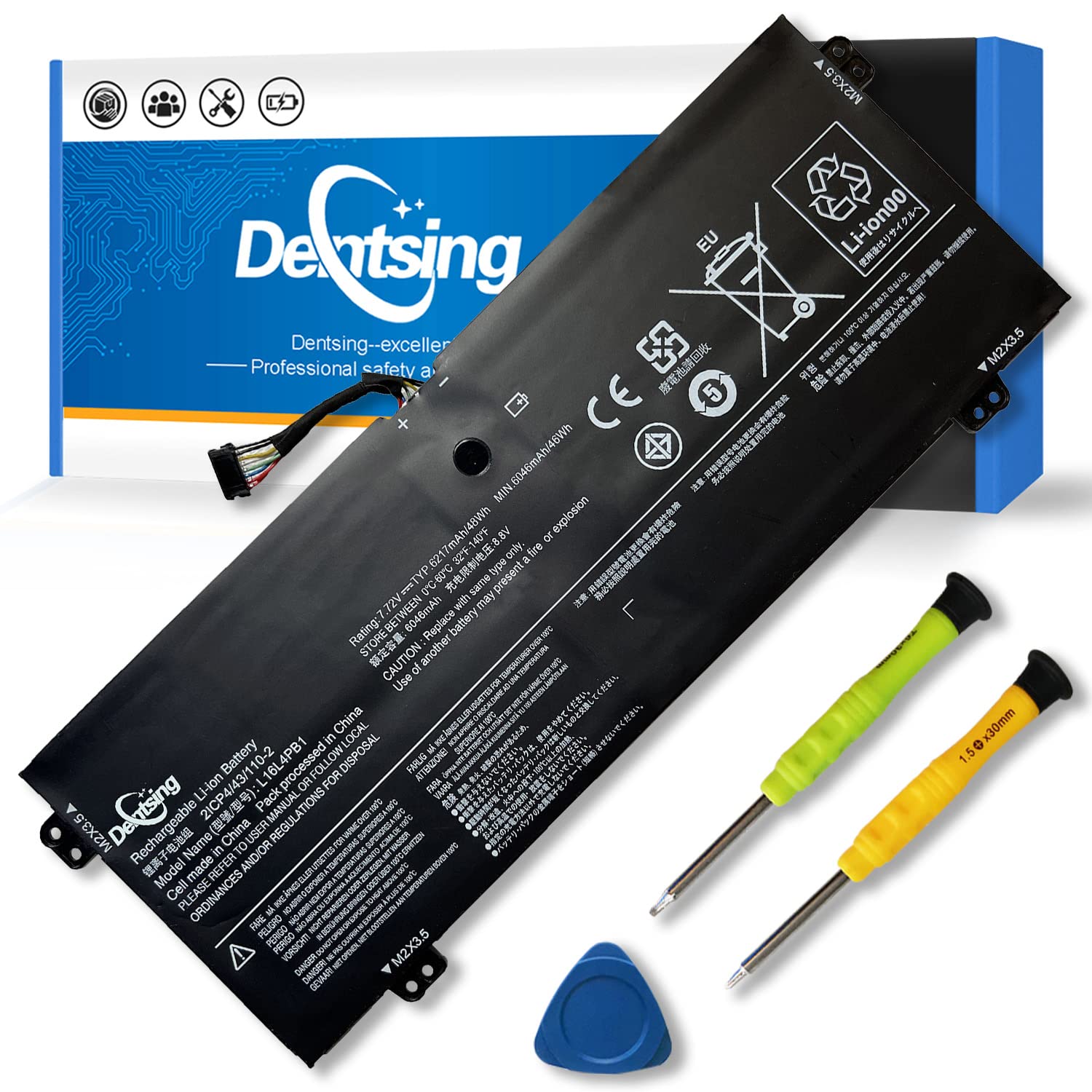 Dentsing L16L4Pb1 L16C4Pb1 Laptop Battery Compatible With Lenovo Yoga 720 13Ikb 730 13Ikb 730 13Iwl Series Notebook L16M4Pb1 2Ic