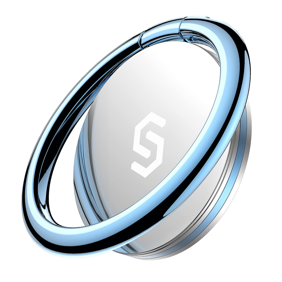 Syncwire Cell Phone Ring Holder Stand, 360 Degree Rotation Finger Ring Kickstand Polished Metal Phone Grip For Magnetic Car Moun