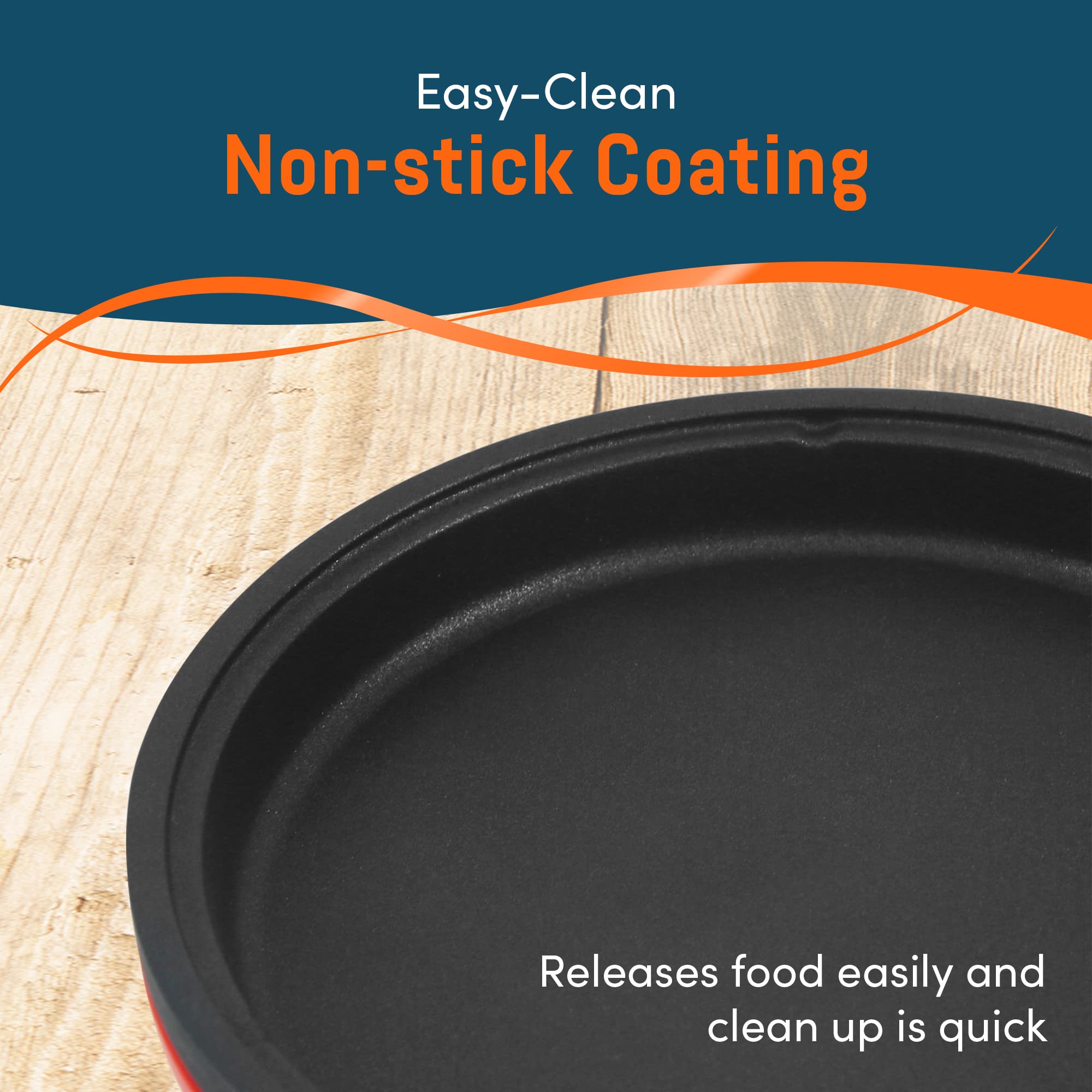 Elite Gourmet Egl 6101 Personal Stir Fry Griddle Pan, Rapid Heat Up, 650 Watts Non Stick Electric Skillet With Tempered Glass Li