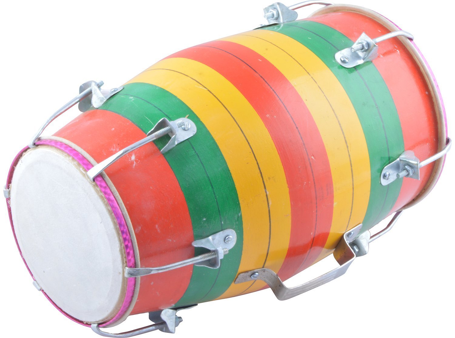 Sai Musical Bd001 1 Piece Baby Dholak  Screw Type MultiColour