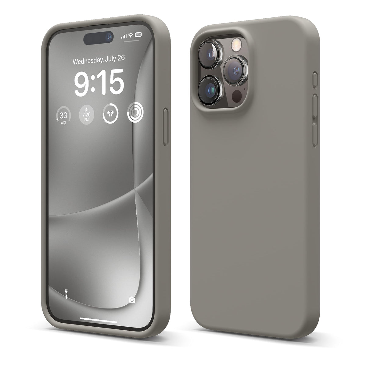 Elago Liquid Silicone Case Compatible With Iphone 15 Pro Max Case, Premium Silicone, Full Body Protective Case [4 Layer Shockpro