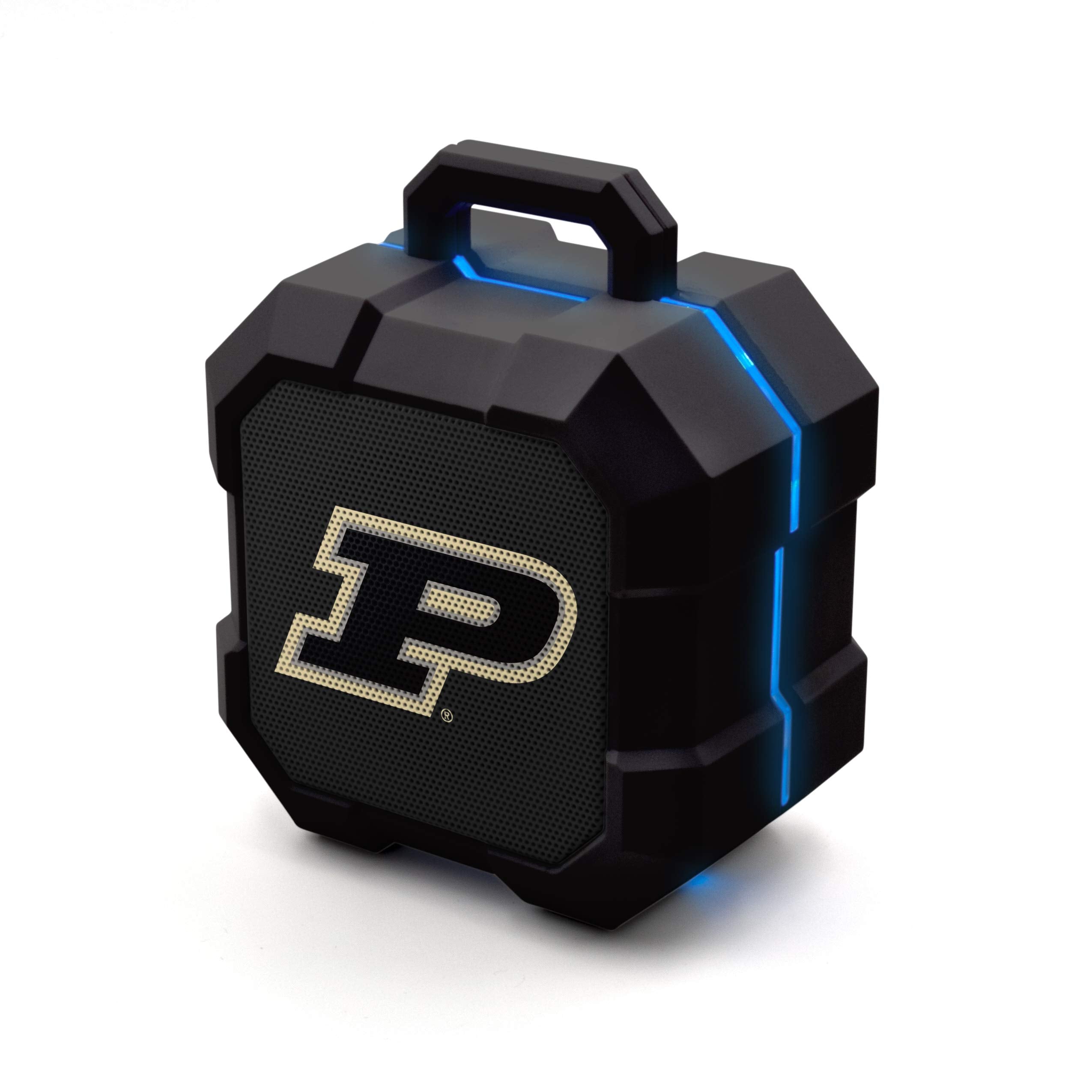 Soar Ncaa Shockbox Led Bluetooth Speaker, Purdue Boilermakers