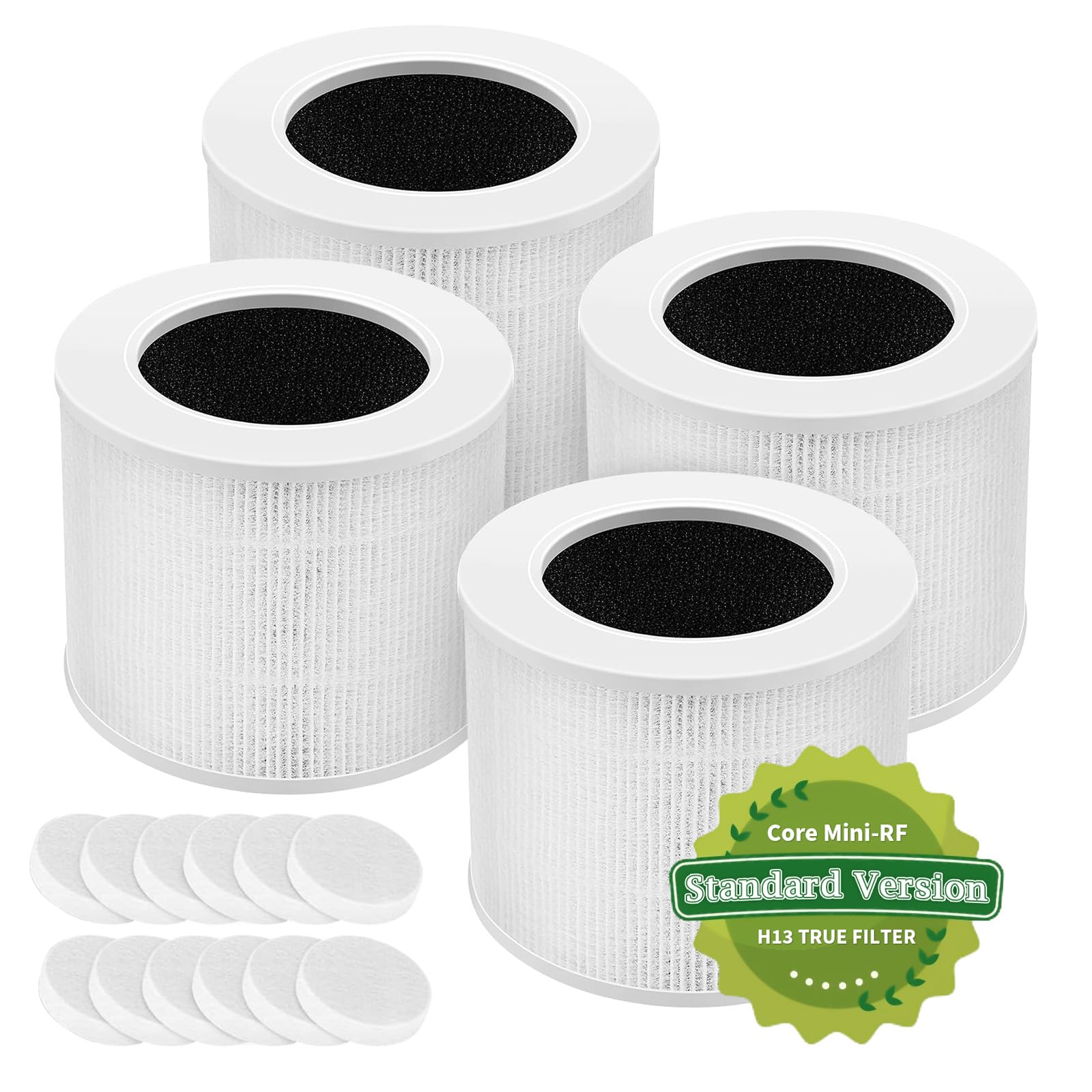 Mokchance Core Mini Replacement Filter For Levoit Air Purifier, 3 Stage H13 Hepa Filters Compatible With Levoit Core Mini, High 