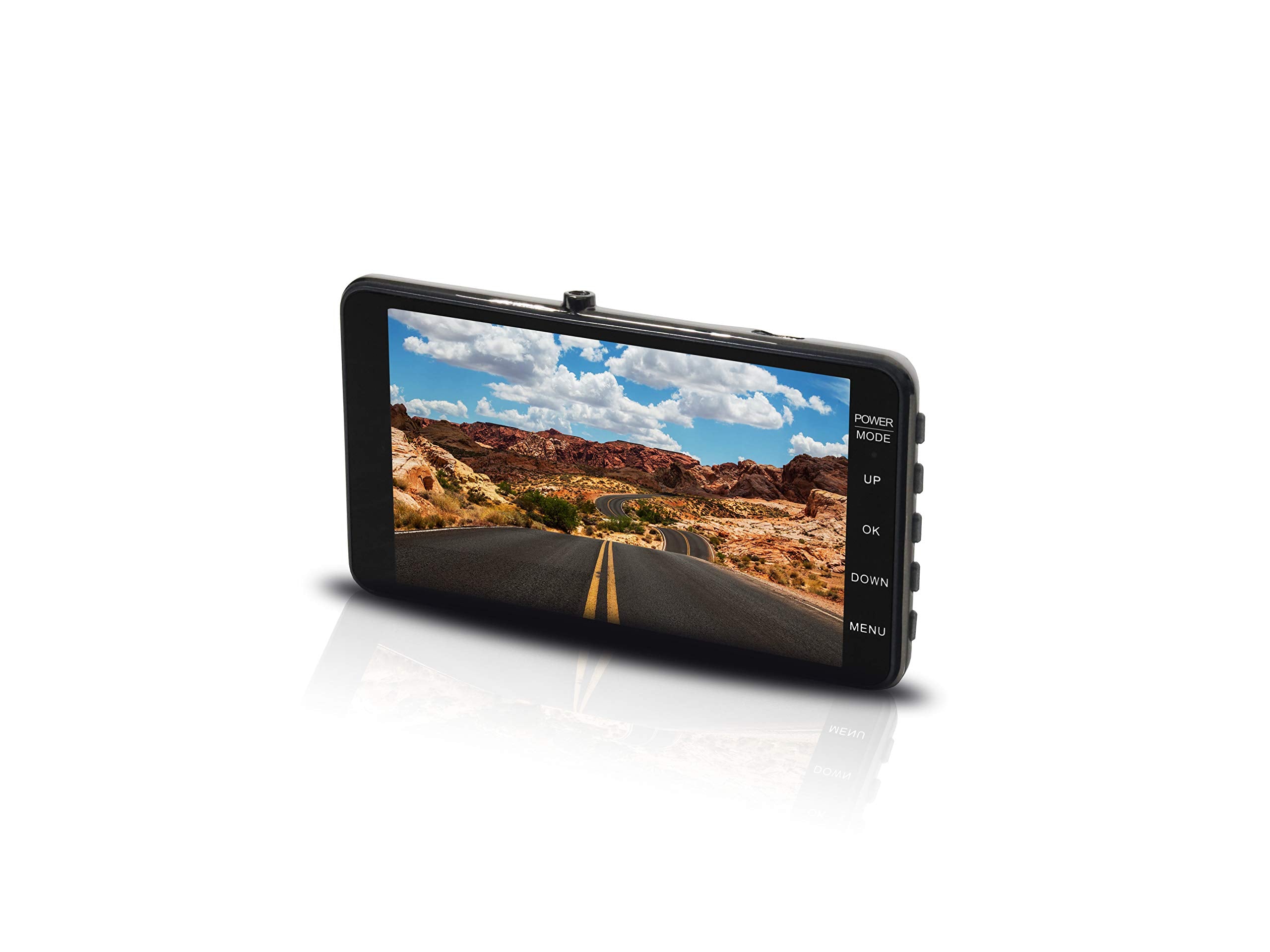 Minolta Mncd42-Bk Mncd42 1080P Full Hd Dash Camera With 4-Inch Lcd Screen (Black)
