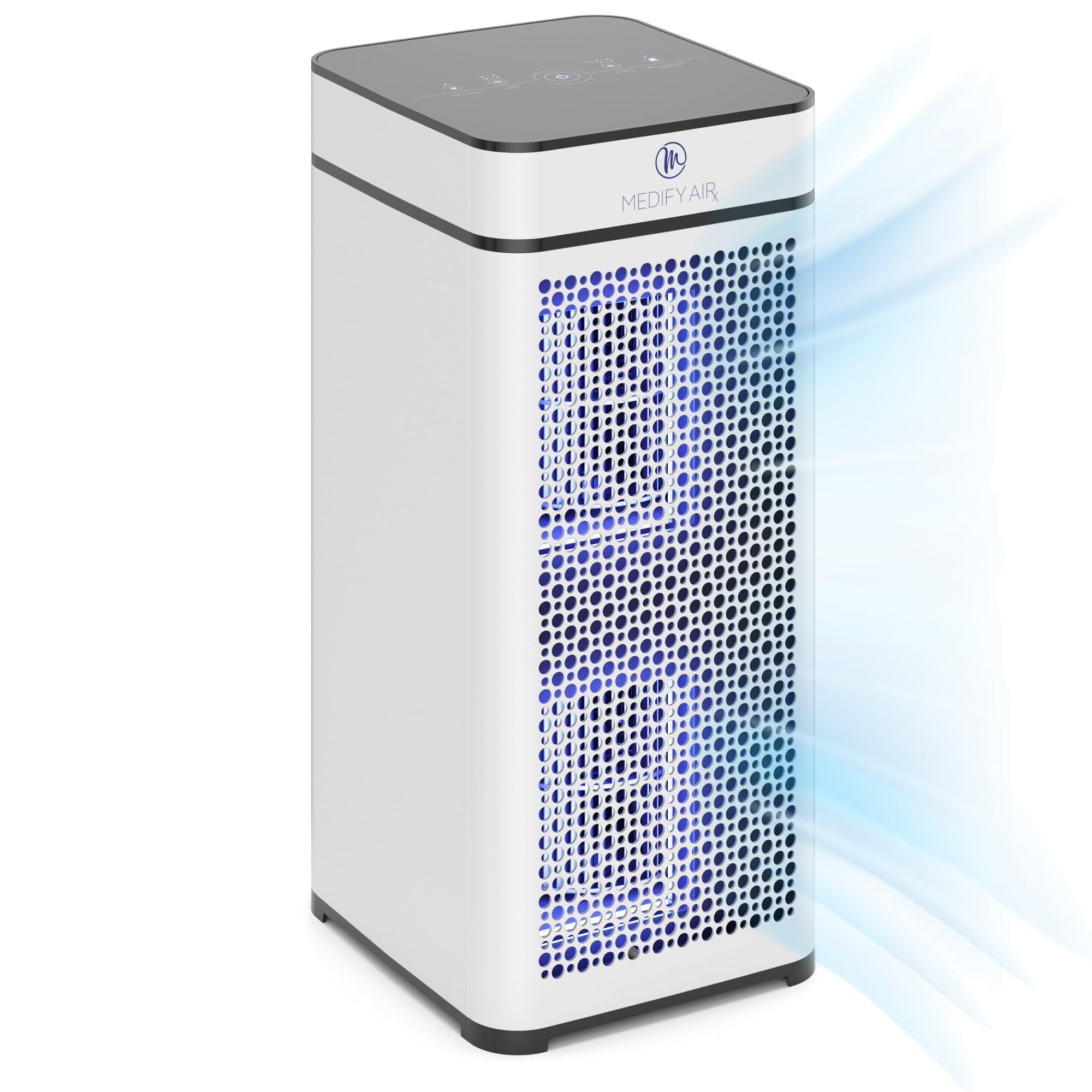 Medify MA-40 UV Light Air Purifier with True HEPA H14 Filter | 1,793 ft Coverage in 1hr for Wildfires Smoke, Odors, Pollen, Pets